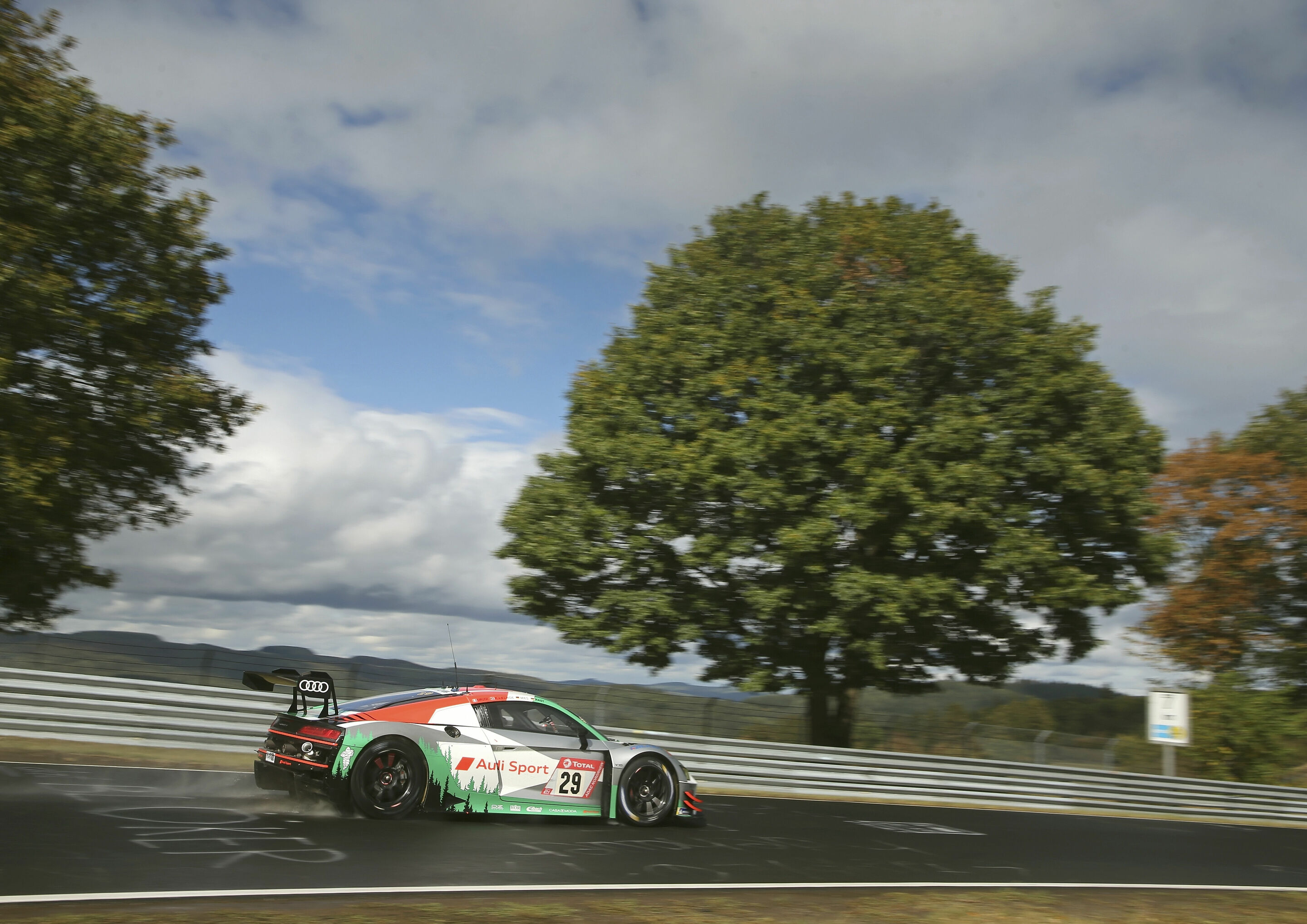 24h Nürburgring 2020 - Audi R8 LMS #29 (Audi Sport Team Land), Mattia Drudi/Kelvin van der Linde/Christopher Mies/René Rast
