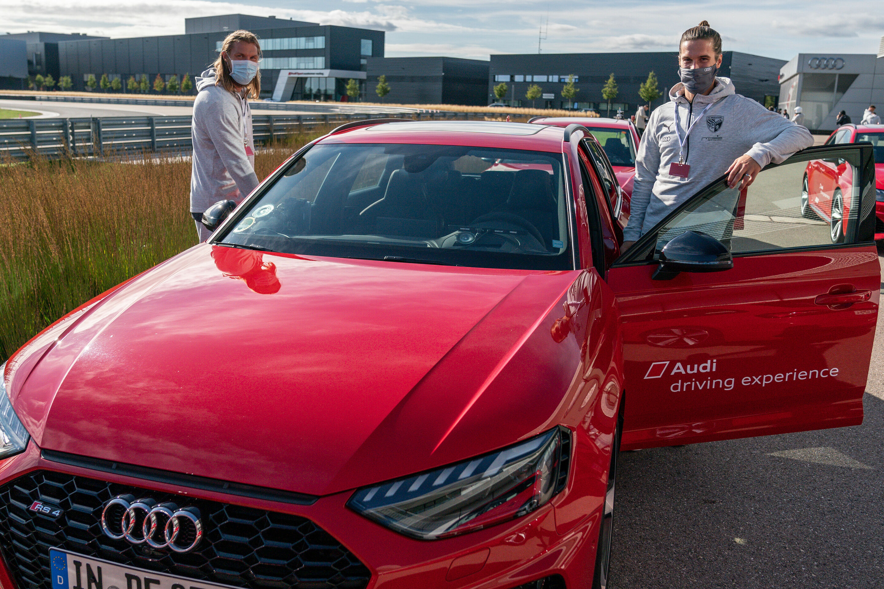 FC Ingolstadt 04 at the Audi driving experience