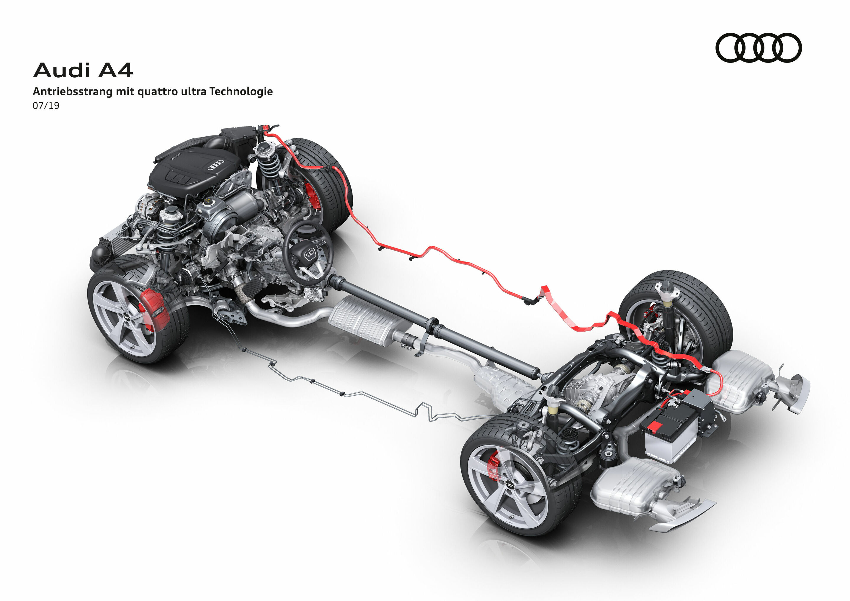 40 years, 40 figures, 40 images: fascinating facts and tales about Audi’s quattro technology - 0.5 seconds is how far ahead the control unit always calculates in the quattro with ultra technology. The intelligent open- and closed-loop control works predictively...