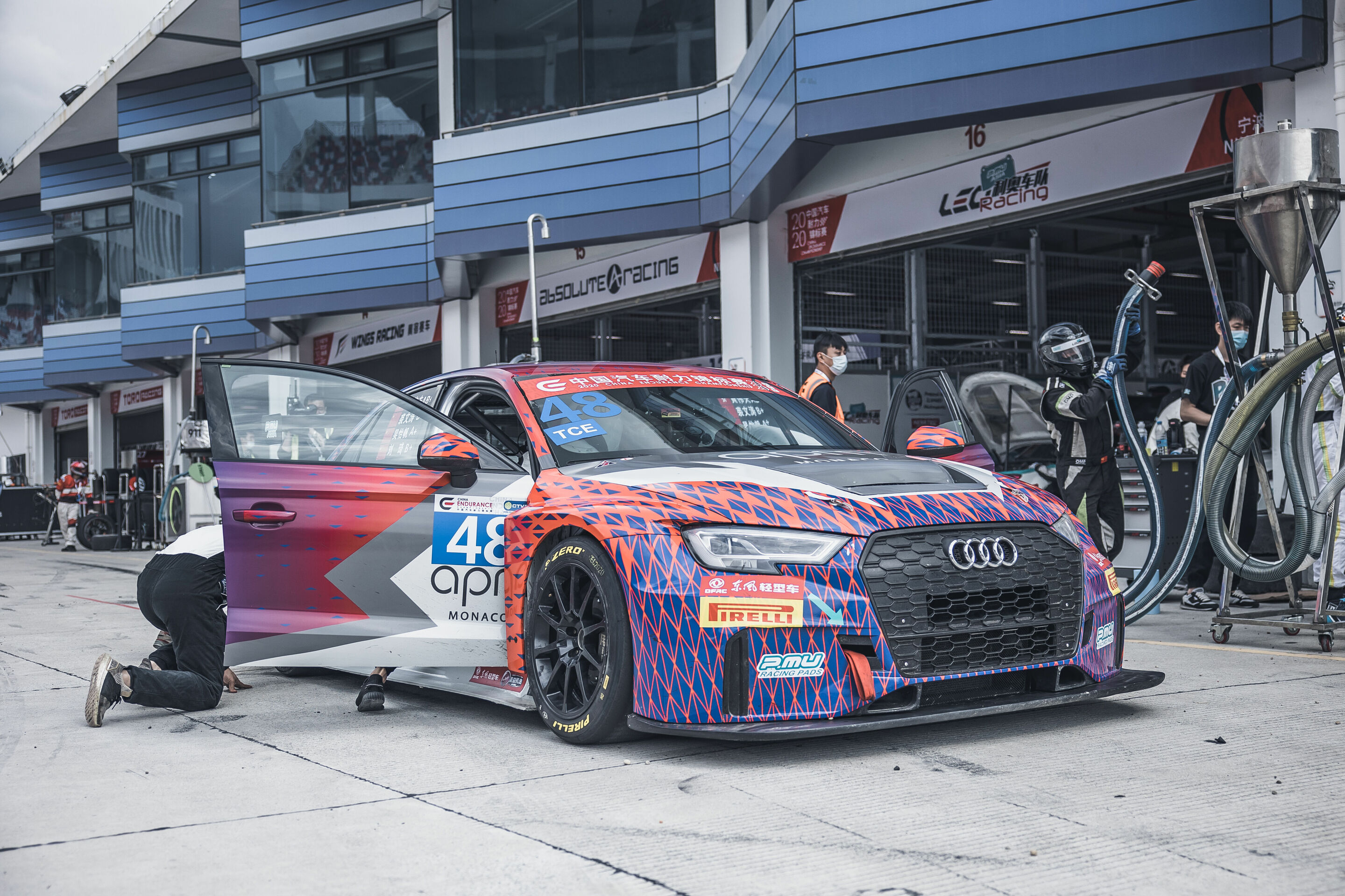 China Endurance Championship 2020 - Audi RS 3 LMS #48 (PMU Leo), Huang Weifu/Wu Yifan/Liu Qi/Qiu Wentao