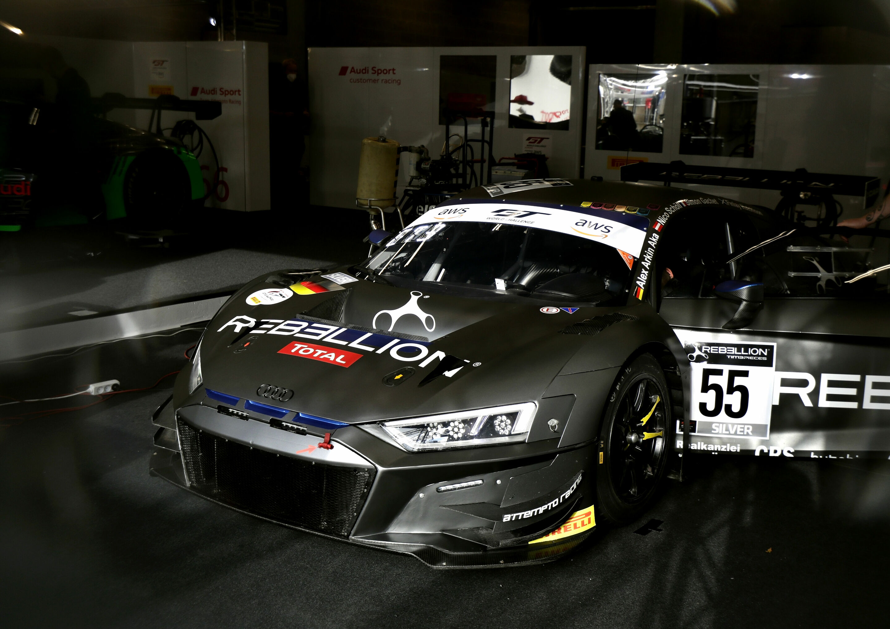 24h Spa 2020 - Audi R8 LMS #55 (Attempto Racing), Alex Aka/Finlay Hutchison/Nicolas Schöll/Kim-Luis Schramm