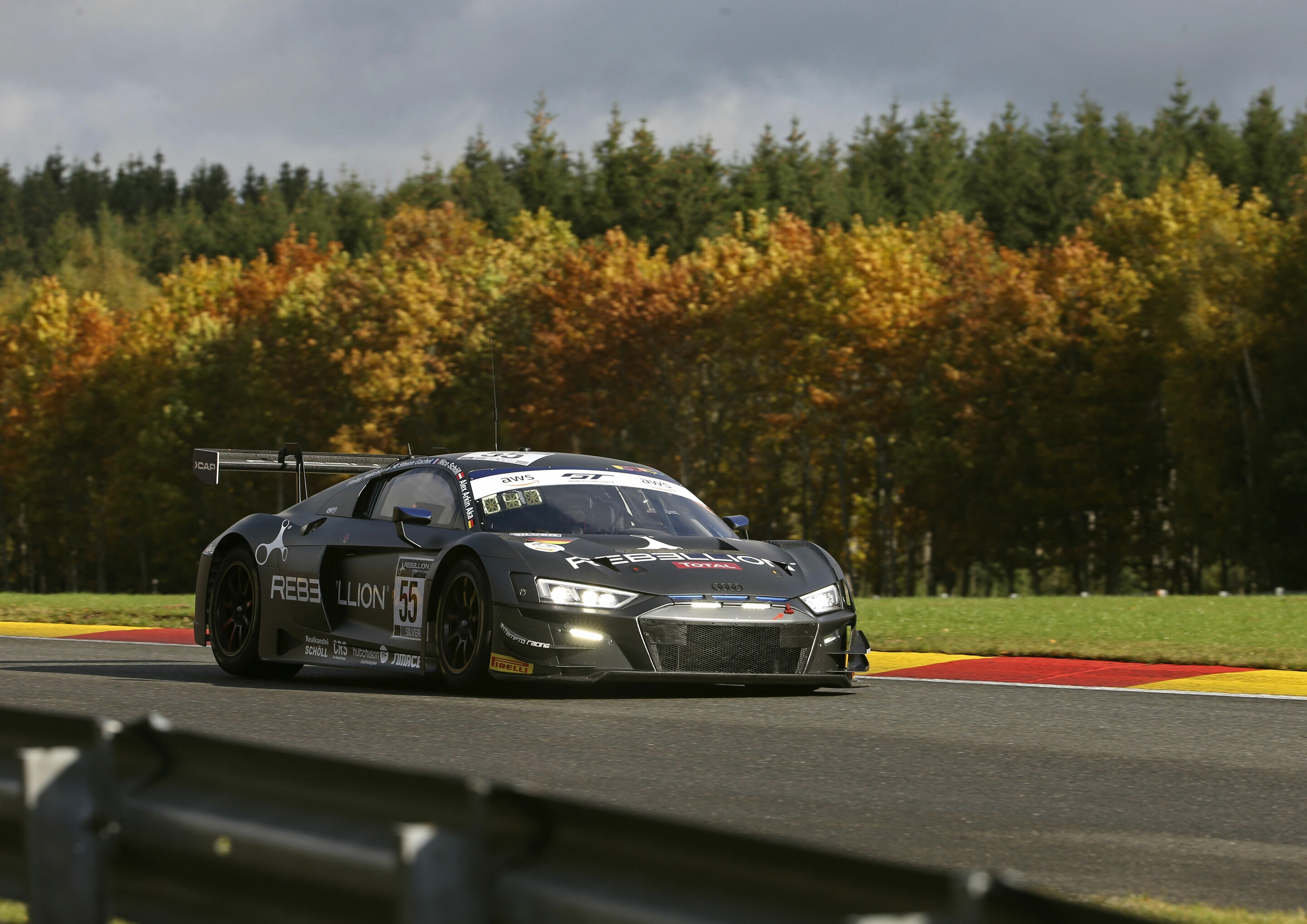 24h Spa 2020 - Audi R8 LMS #55 (Attempto Racing), Alex Aka/Simon Gachet/Finlay Hutchison/Nicolas Schöll
