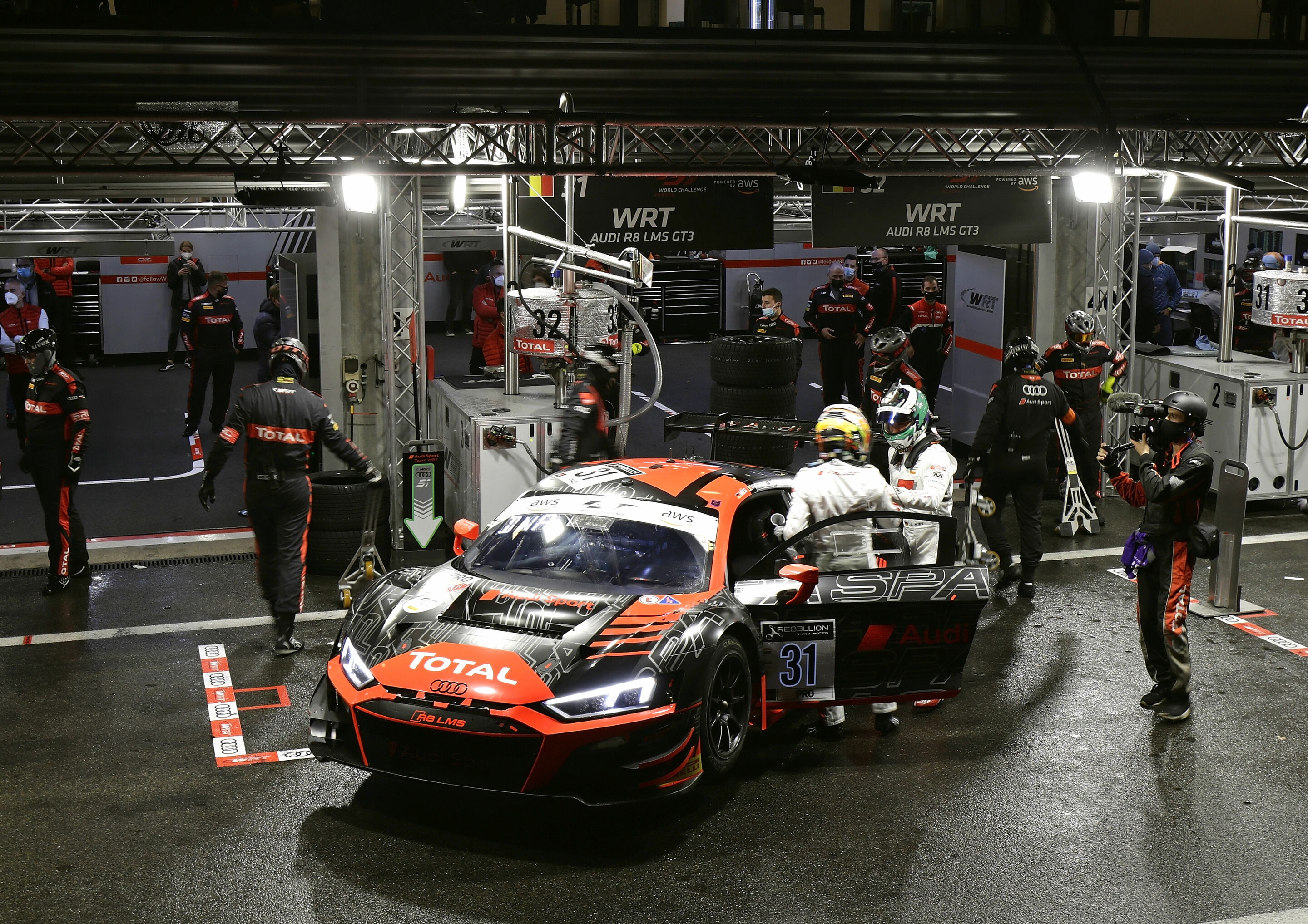 24h Spa 2020 - Audi R8 LMS #31 (Audi Sport Team WRT), Christopher Mies/Kelvin van der Linde/Dries Vanthoor