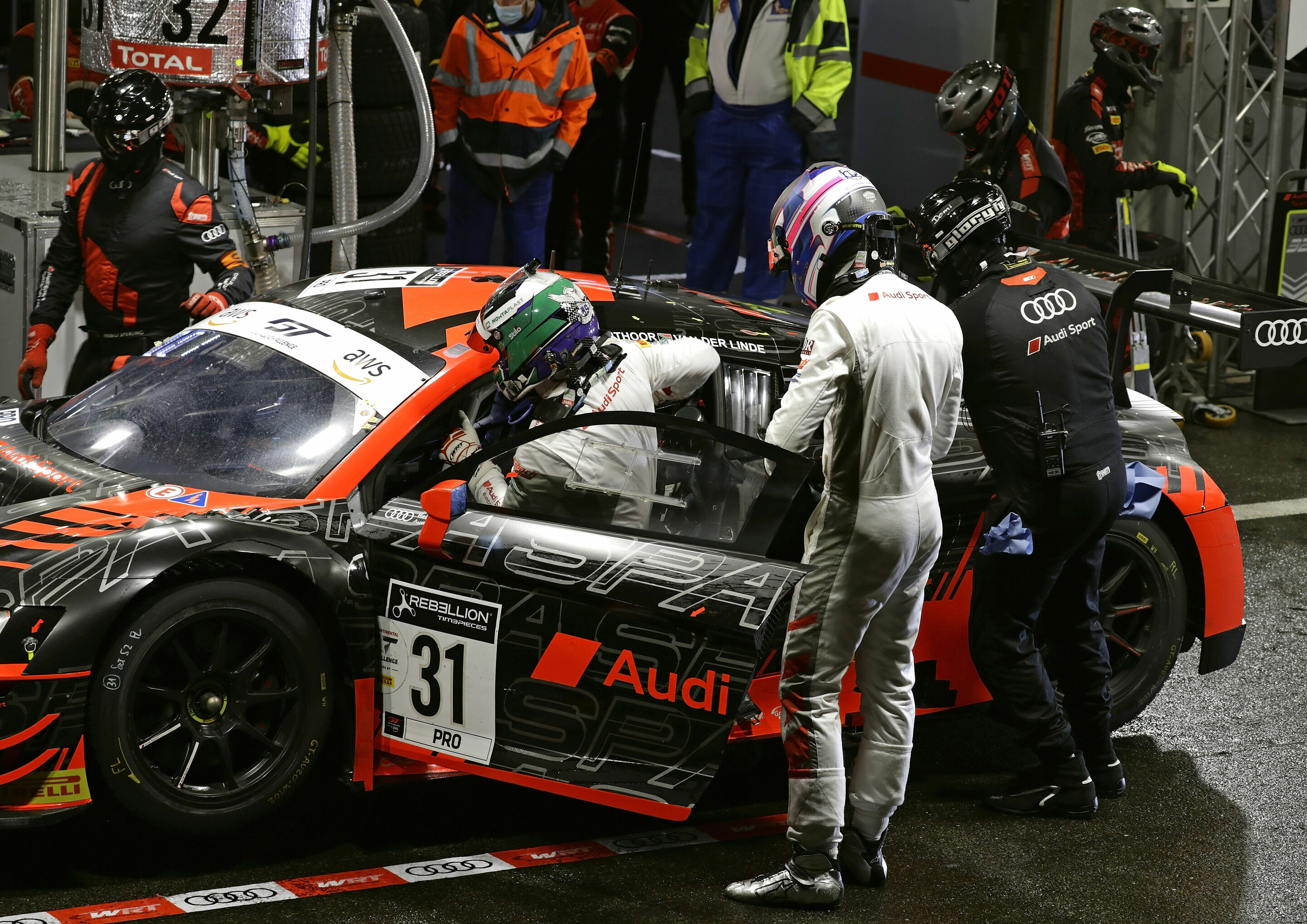 24h Spa 2020 - Audi R8 LMS #31 (Audi Sport Team WRT), Christopher Mies/Kelvin van der Linde/Dries Vanthoor