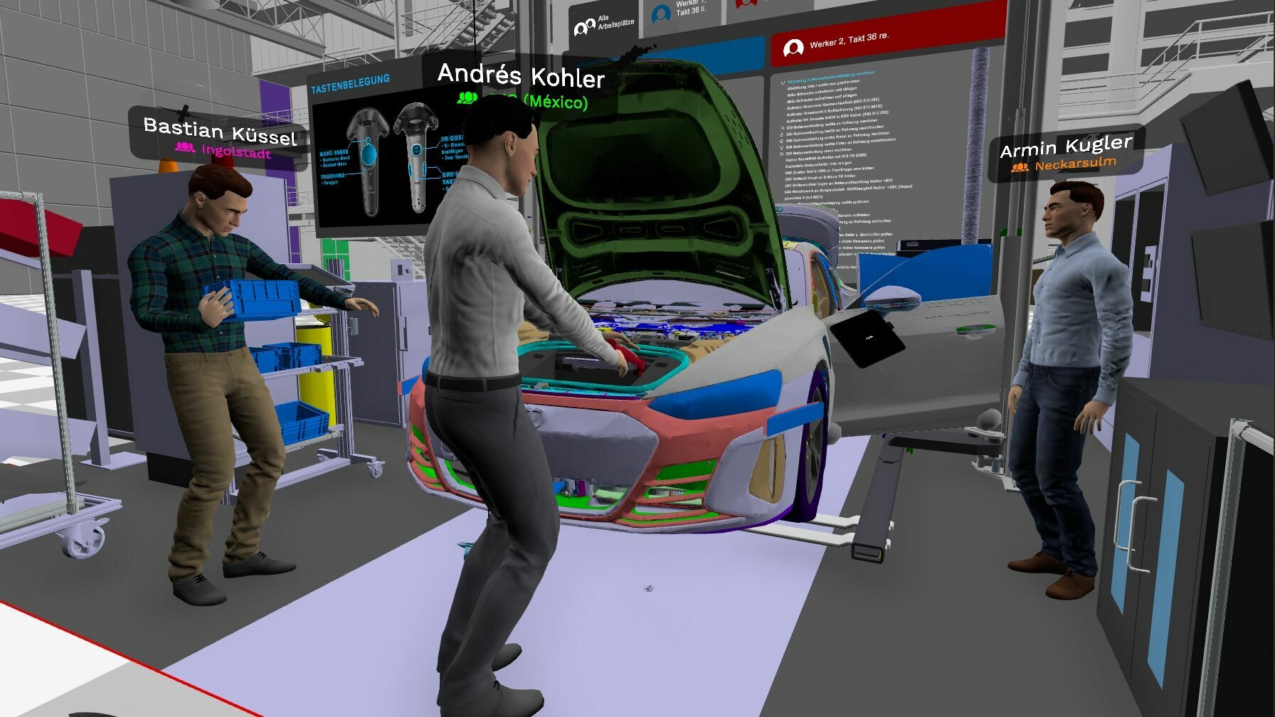 Virtual Reality und 3D-Scans: Die digital geplante Fertigung des Audi e-tron GT