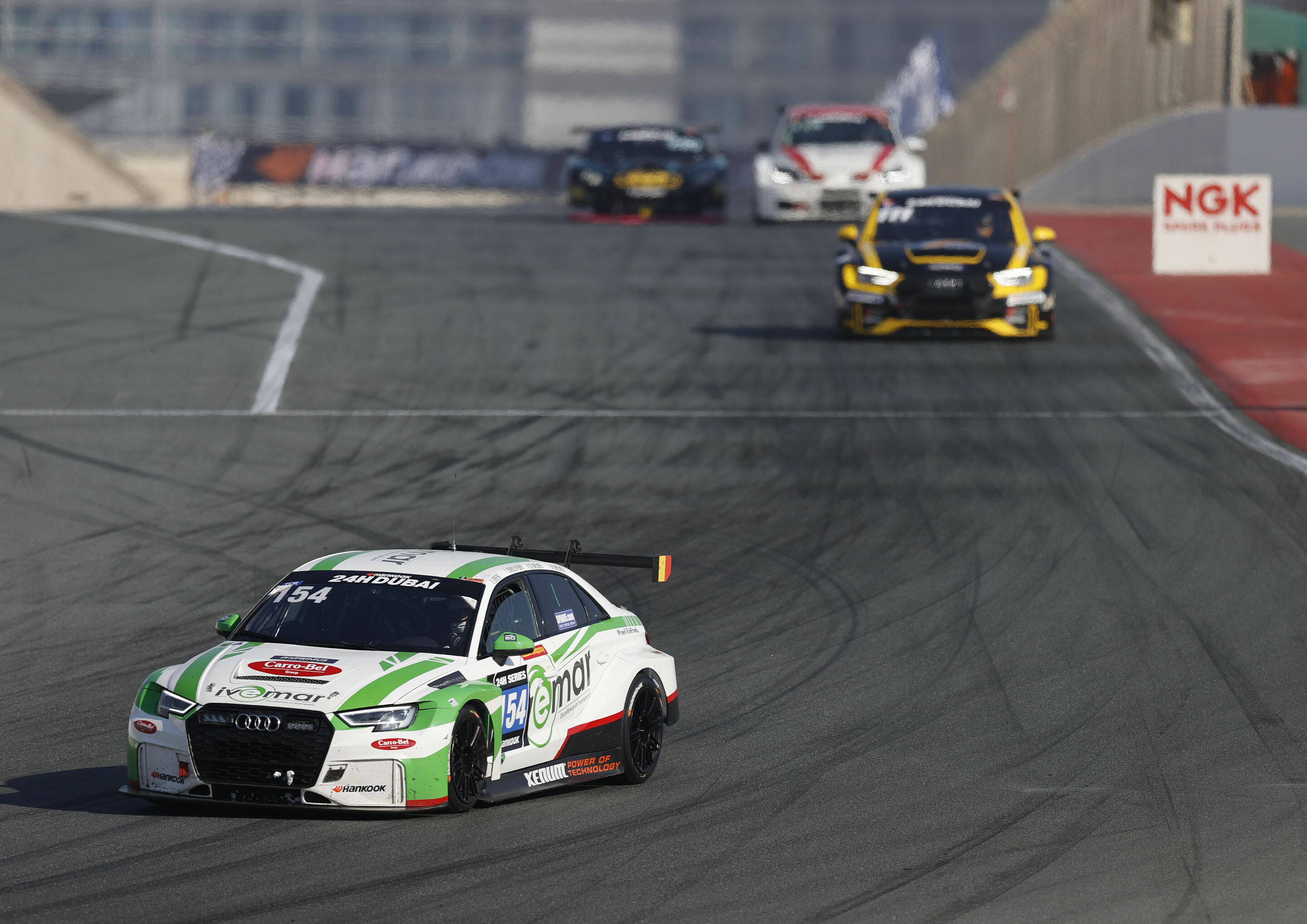 24h Dubai 2021 - Audi RS 3 LMS #154 (QSR Racing), Jimmy de Breucker/Kobe de Breucker/David Drieghe/Martin Huisman/Yevgen Sokolovskiy
