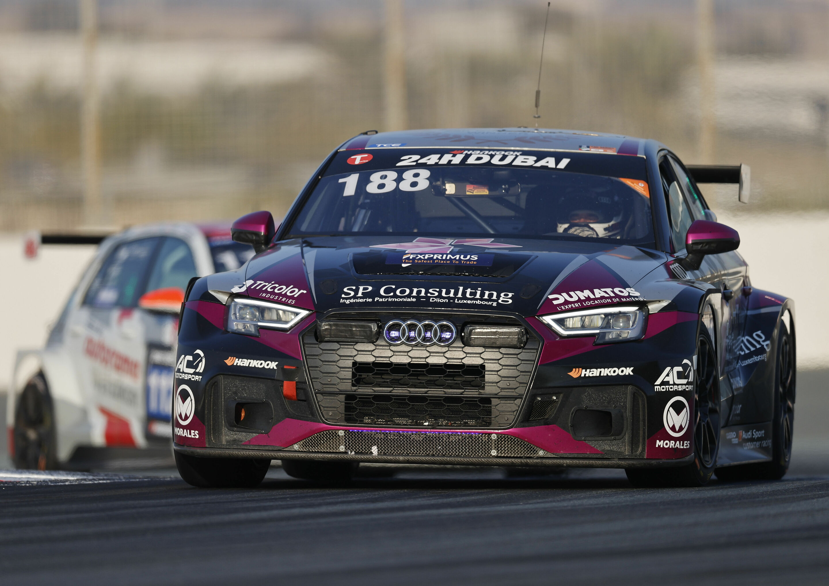 24h Dubai 2021 - Audi RS 3 LMS #188 (AC Motorsport), Mathieu Detry/Sebastien Morales/Stéphane Perrin/Philippe Thirion