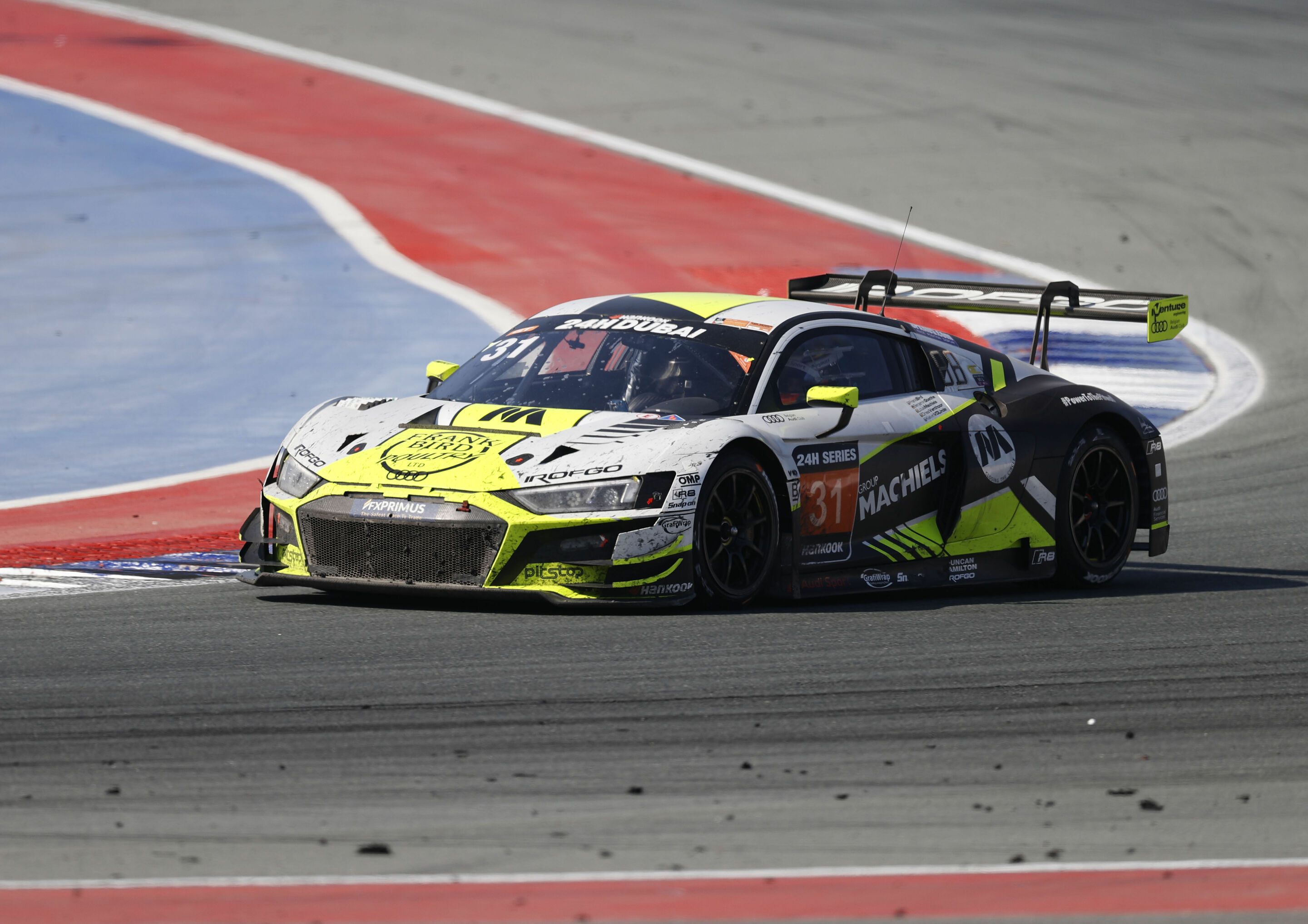 24h Dubai 2021 - Audi R8 LMS #31 (WRT), Frank Bird/Benjamin Goethe/Kelvin van der Linde/Louis Machiels/Dries Vanthoor