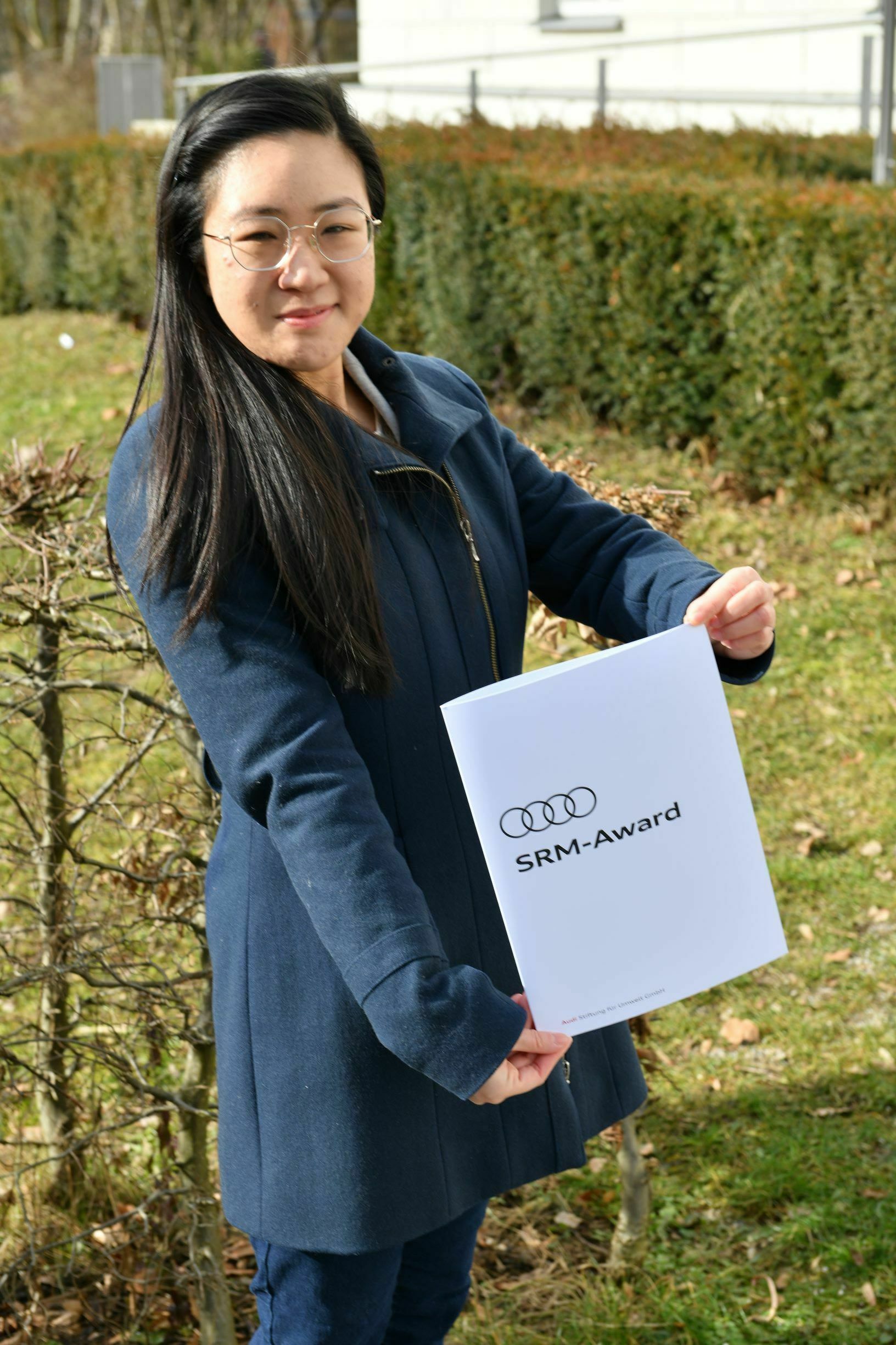 SRM-Award Gewinnerin Tiffany Yu.