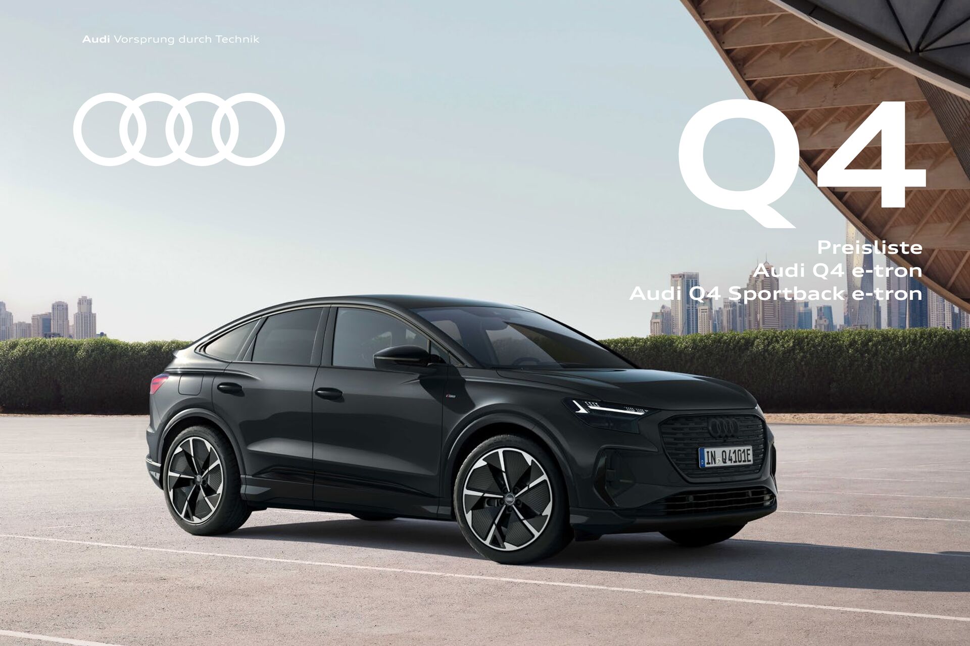 Preisliste Audi Q4 e-tron / Audi Q4 Sportback e-tron Modelljahr 2026