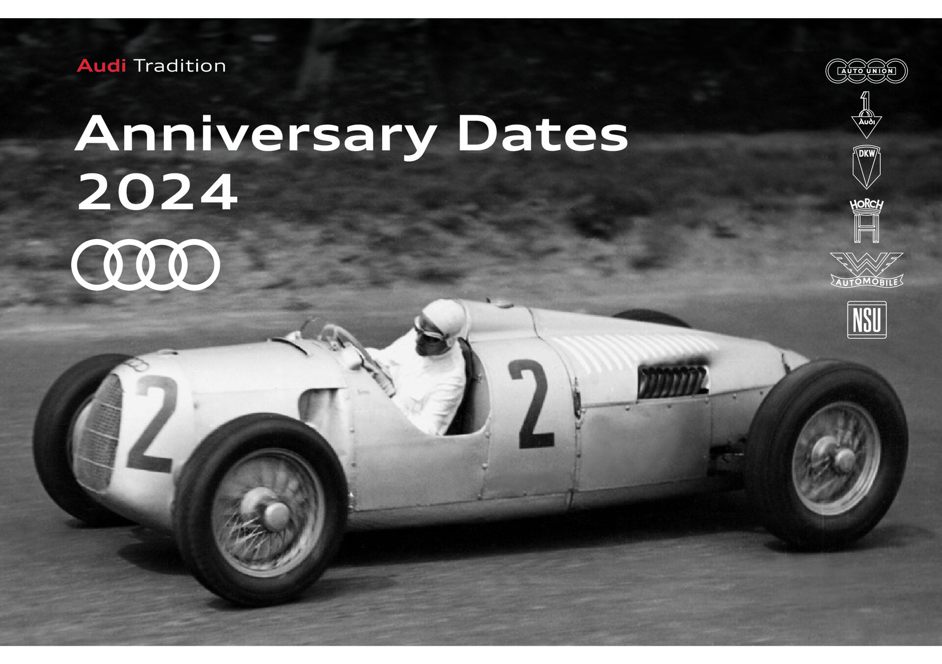 Audi Tradition - Anniversary Dates 2024
