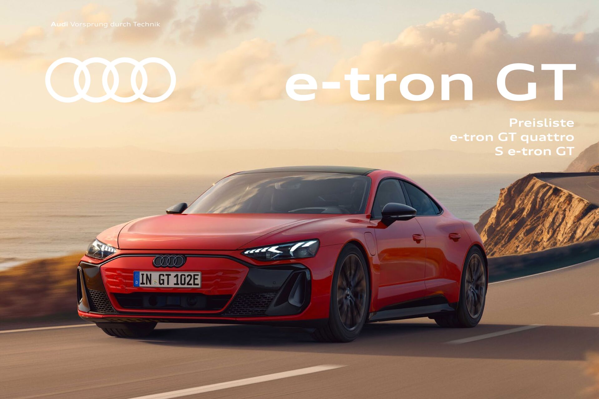 Preisliste Audi e-tron GT / Audi S e-tron GT Modelljahr 2025
