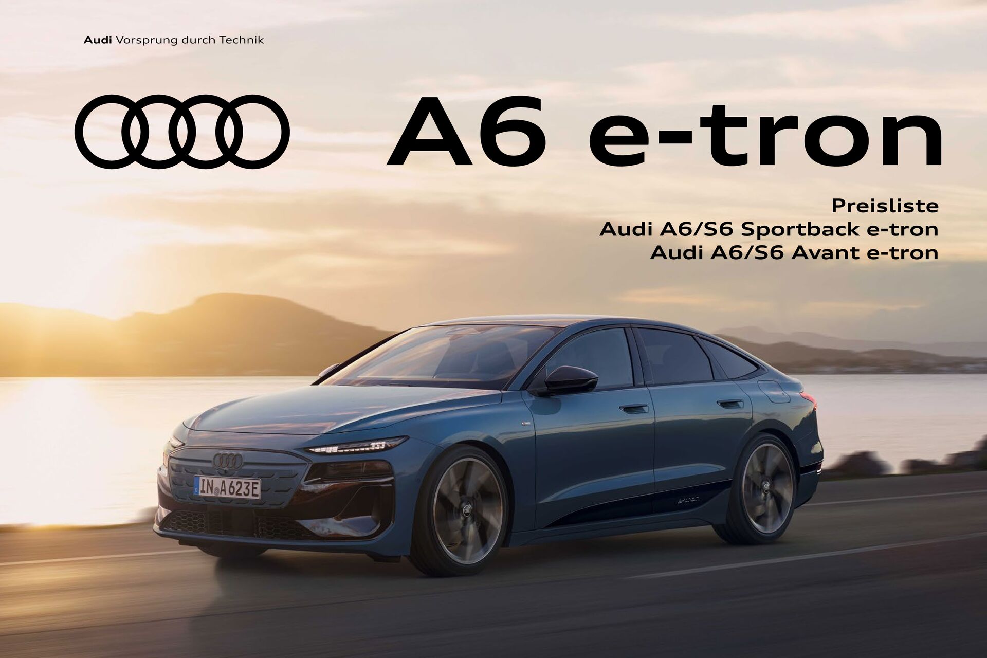 Preisliste Audi A6/S6 Sportback e-tron / Audi A6/S6 Avant e-tron Modelljahr 2025