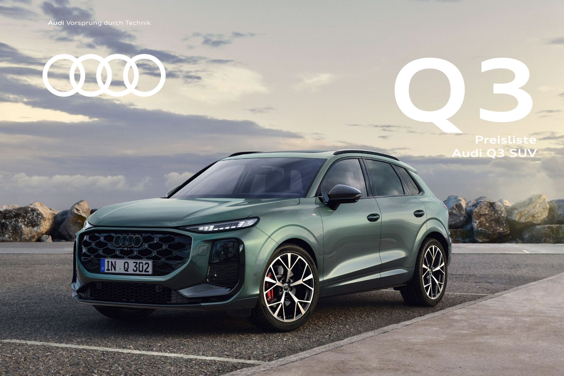 Preisliste Audi Q3 SUV Modelljahr 2026