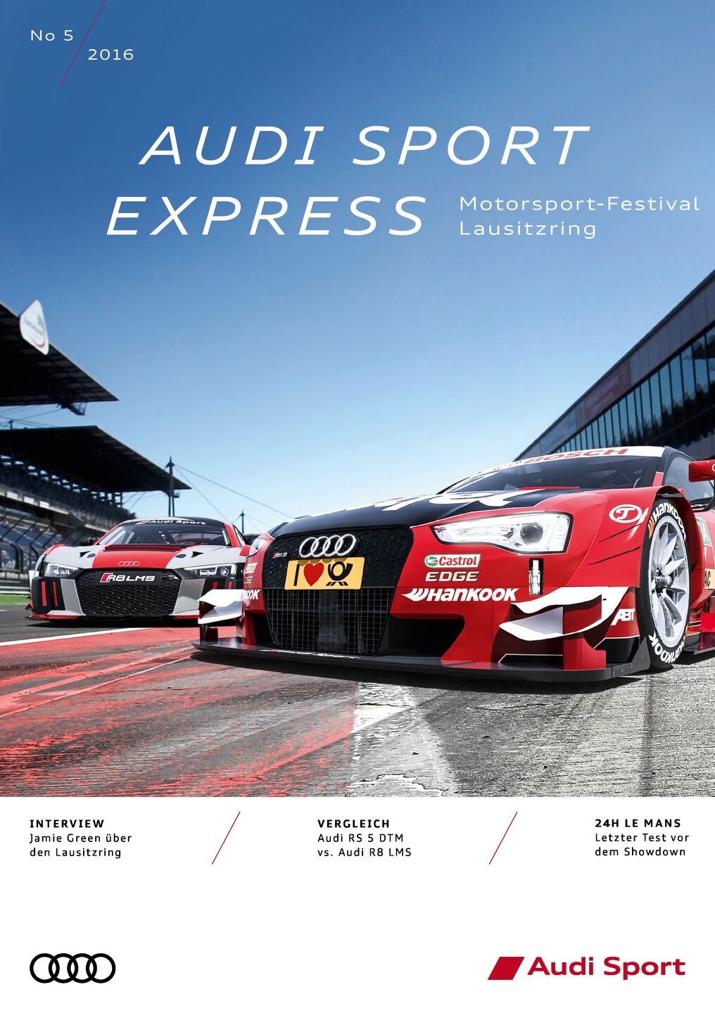 Audi Sport Express 05/2016 – Motorsport Festival Lausitzring (DTM/ADAC GT Masters)