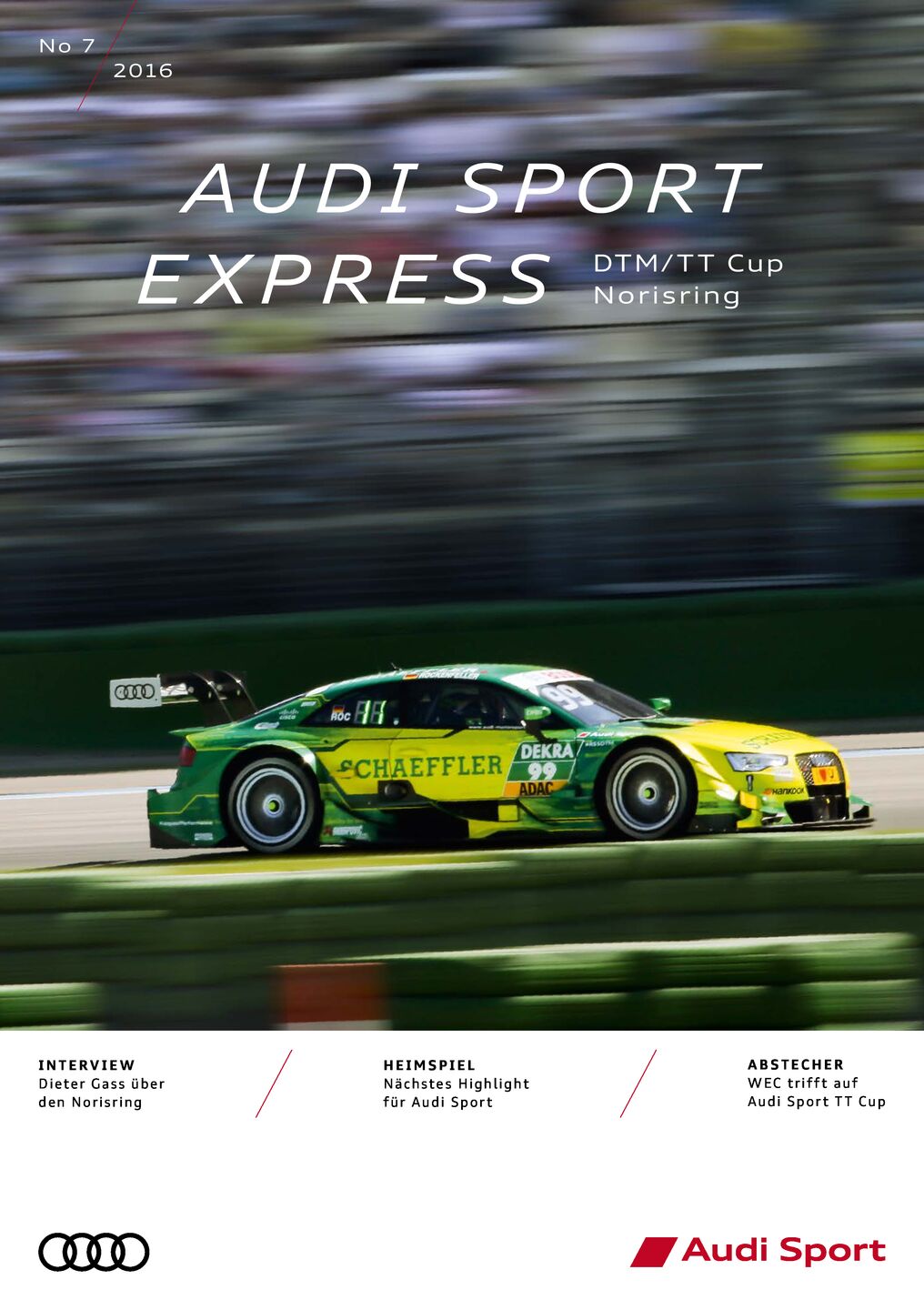 Audi Sport Express 07/2016 – DTM/TT Cup Norisring