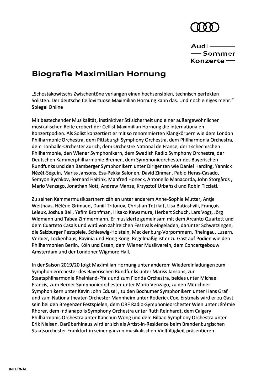 Biografie Maximilian Hornung