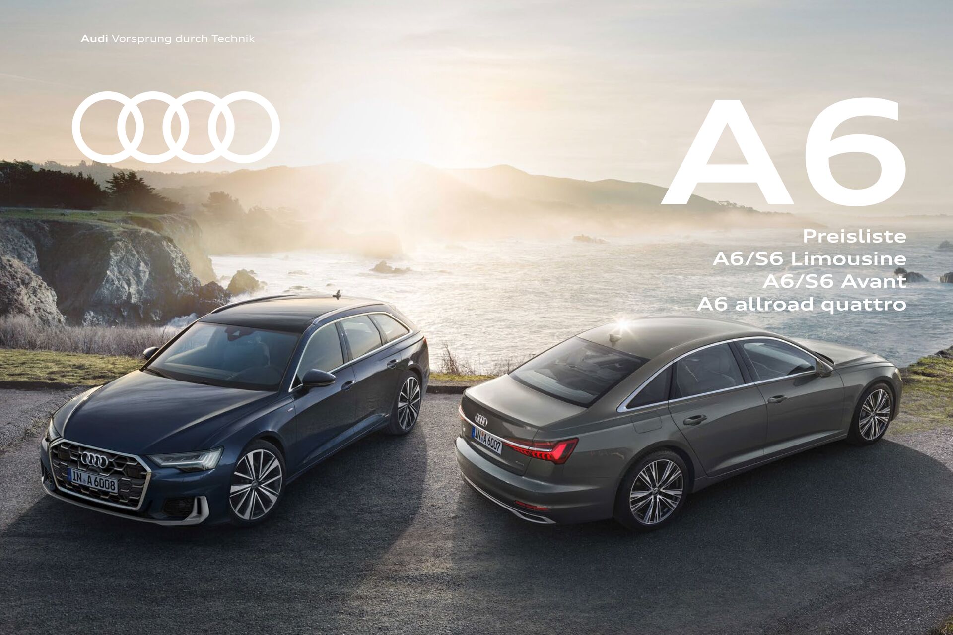 Preisliste Audi A6/S6 Limousine / Audi A6/S6 Avant / Audi A6 allroad quattro Modelljahr 2025