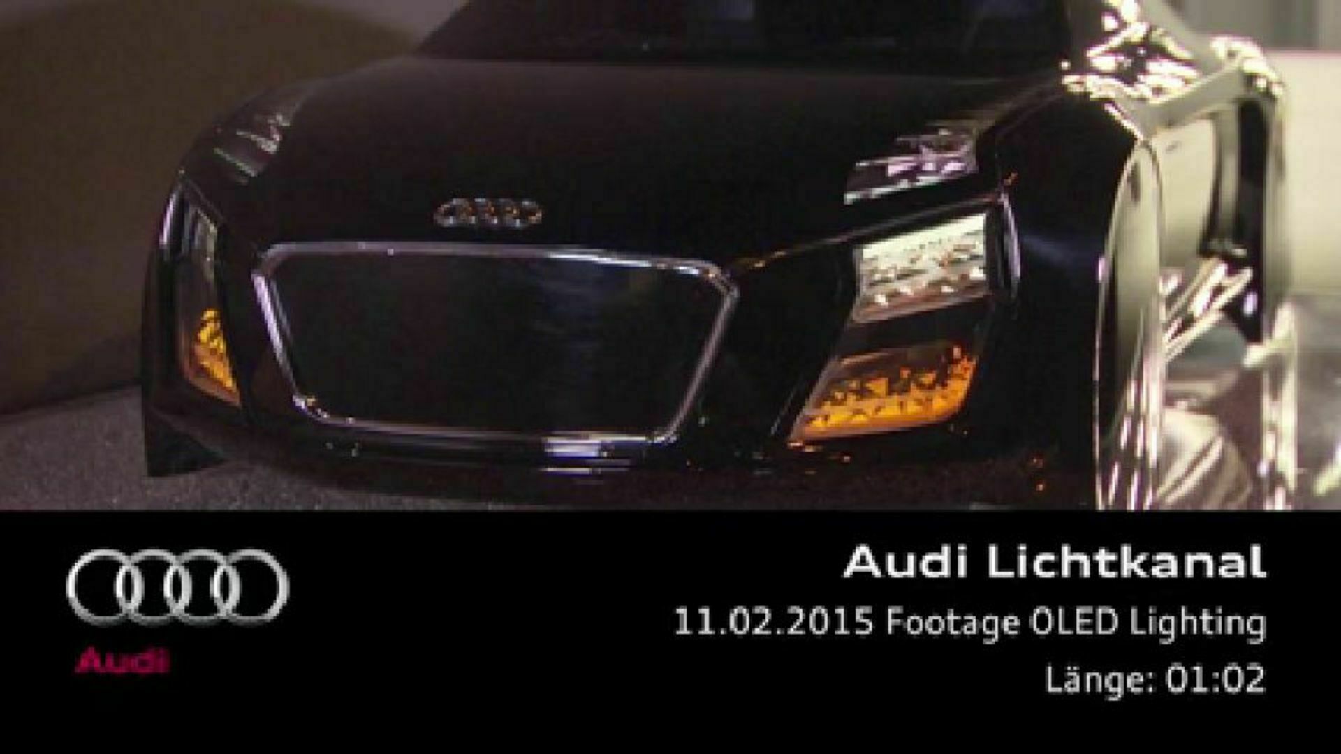 Audi future lab - Footage OLED Lighting
