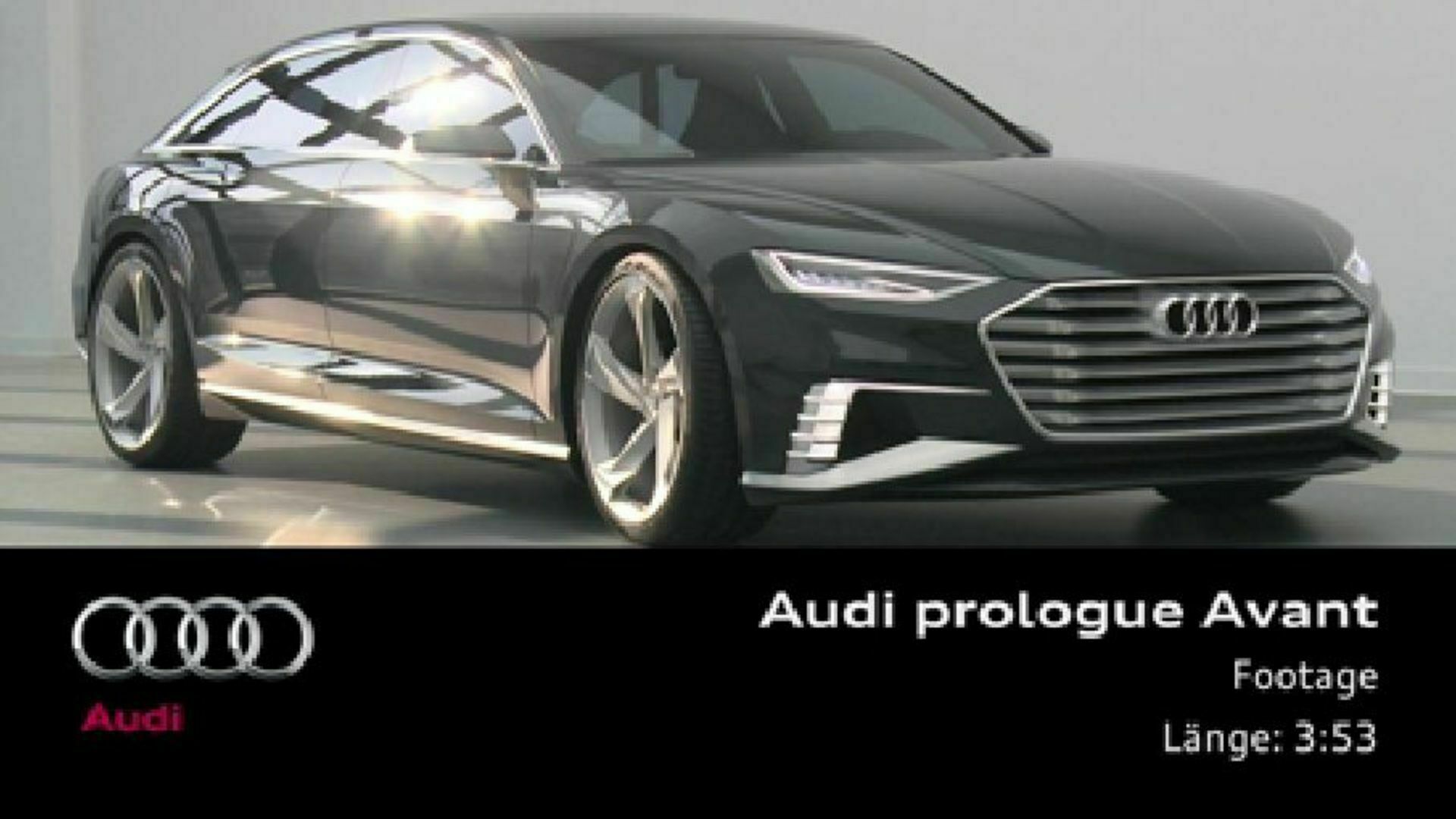 Audi prologue Avant 2015 Footage DE
