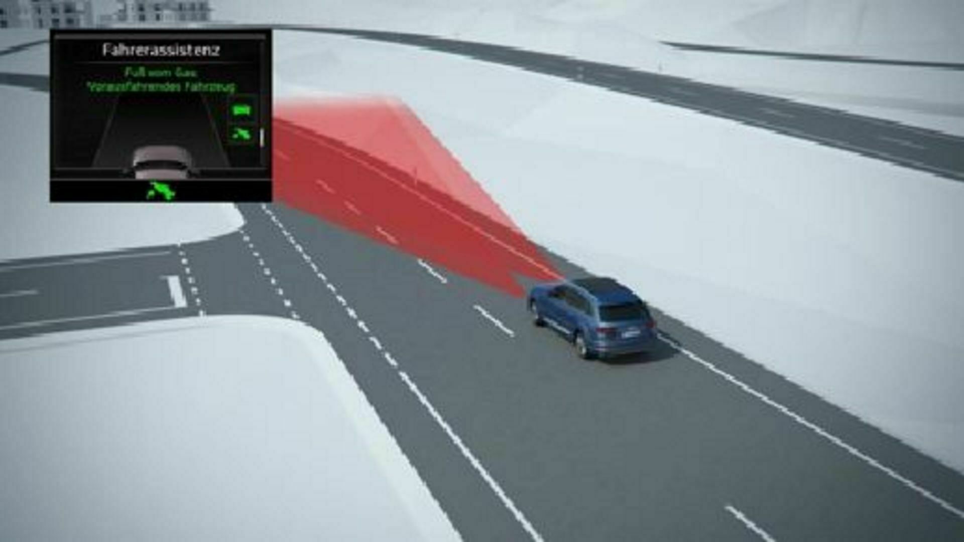Audi Q7 - Animation Prädiktiver Effizienzassistent