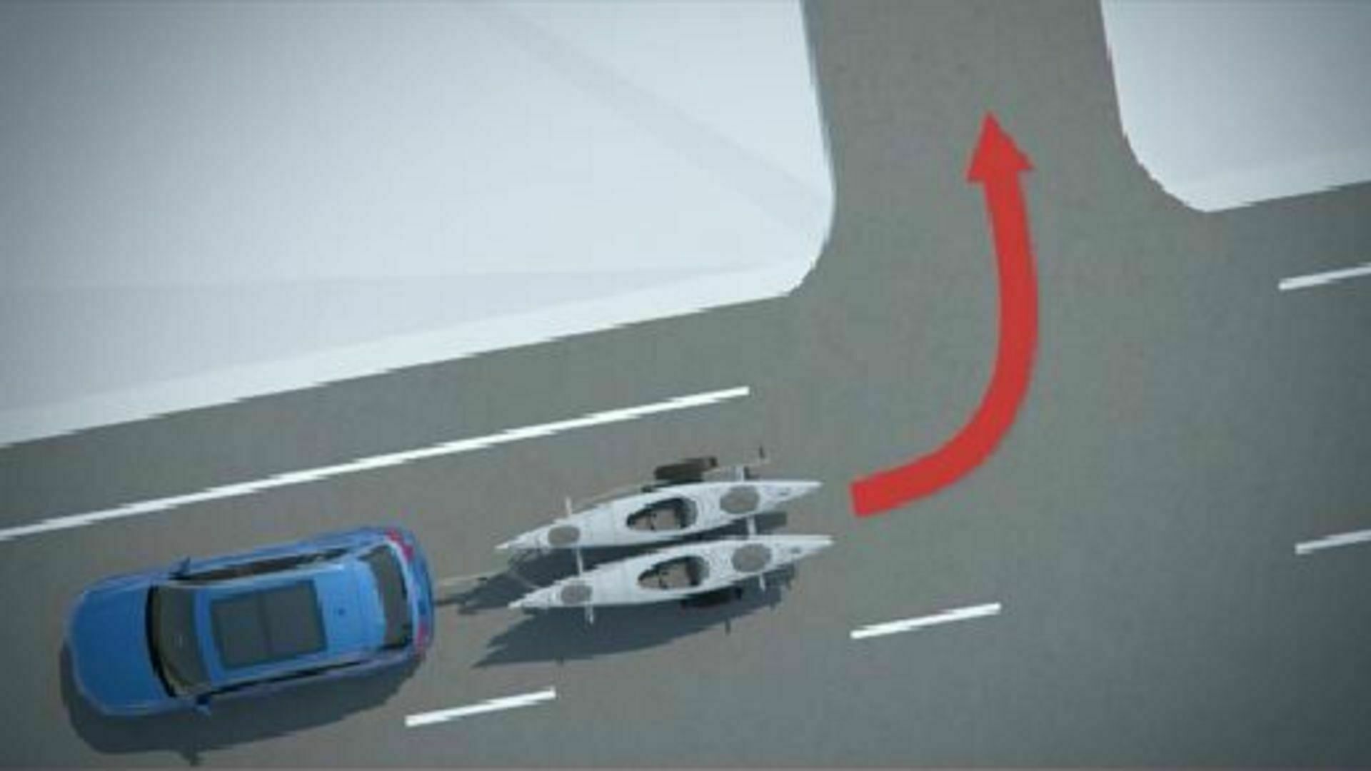 Audi Q7 - Animation Anhängerassistent
