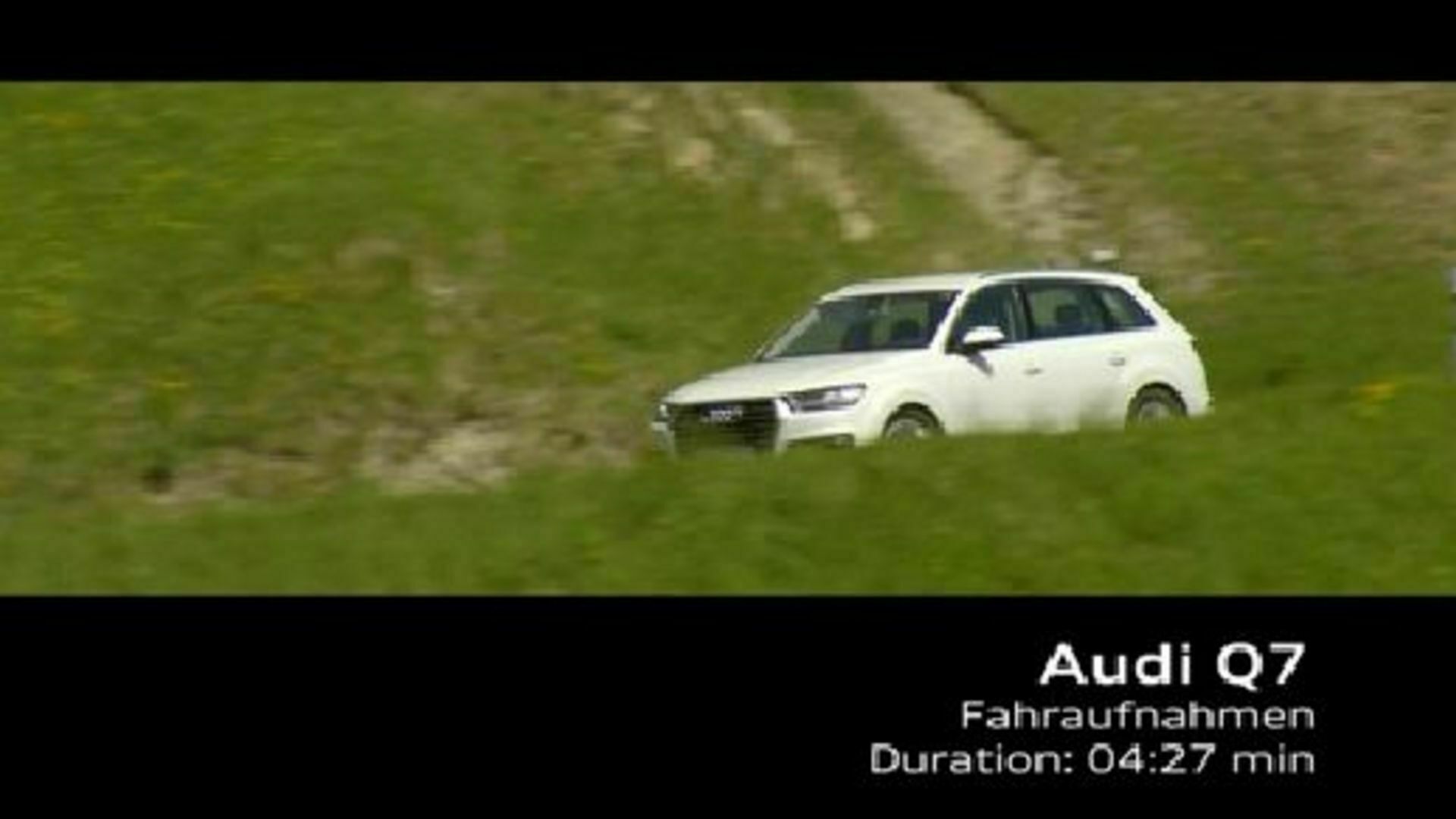 Audi Q7 Driving Shots - Footage
