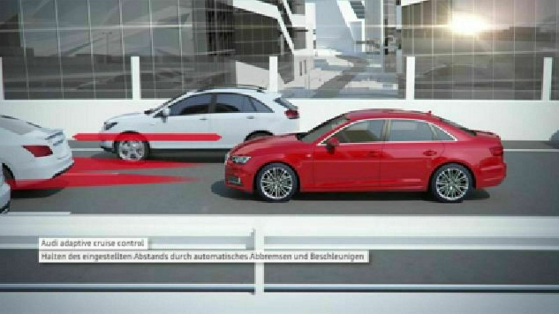 Audi A4 (2015) - Animation Stauassistent