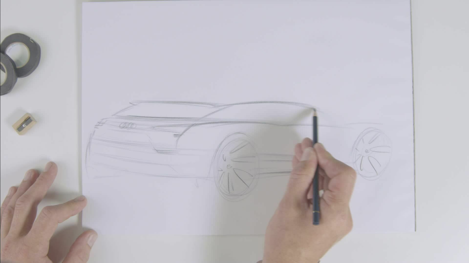 Teaser - Audi e-tron quattro concept