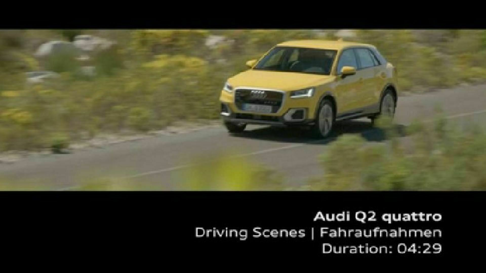 Audi Q2 - Footage Vegasgelb