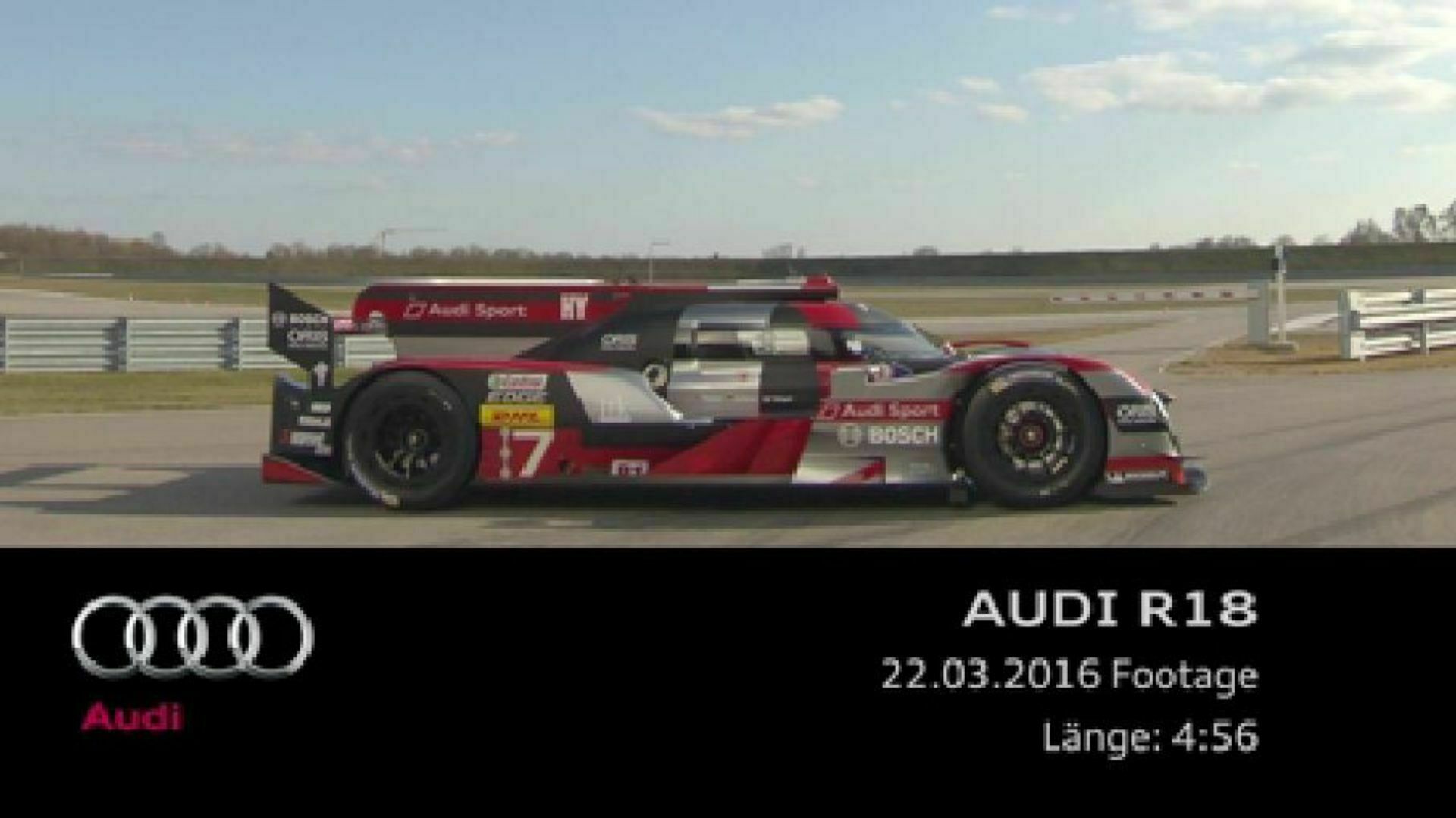 Der neue Audi R18 - Footage AMTV DE