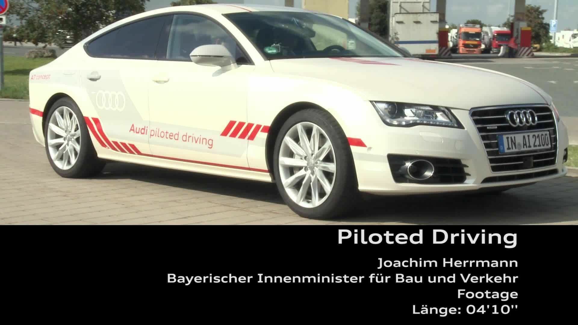 Piloted Driving - Minister Joachim Herrmann - Footage