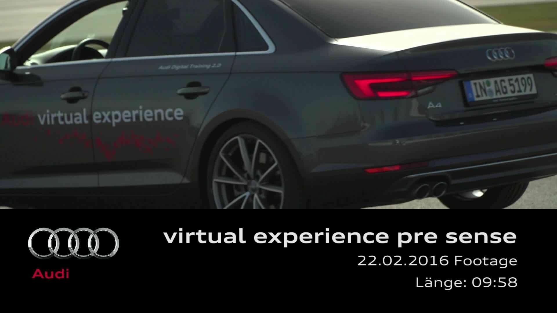 Virtual Experience pre sense Footage