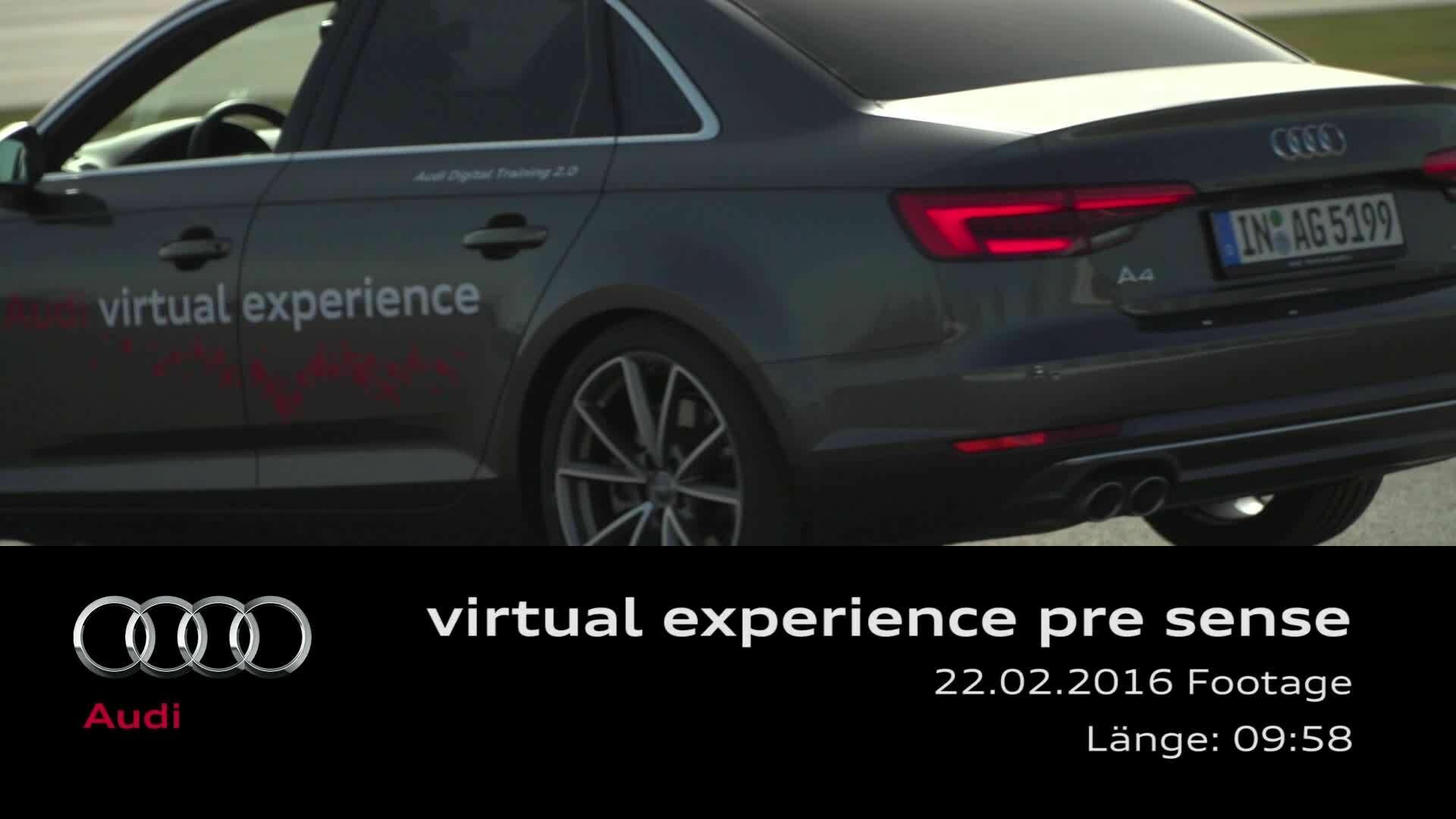 Virtual Experience pre sense - Footage