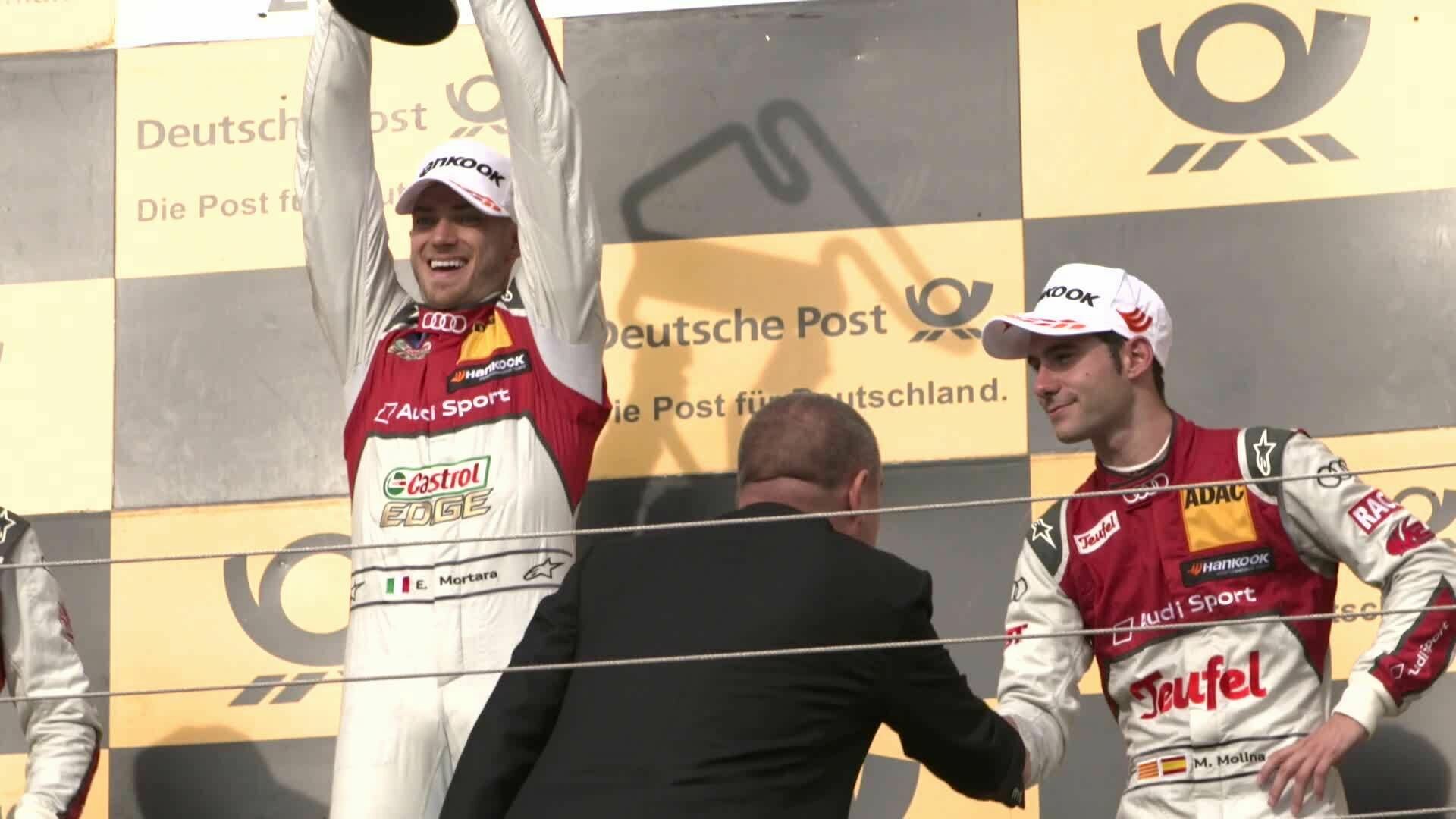 DTM: Mattias Ekström wins Sunday’s race at Budapest