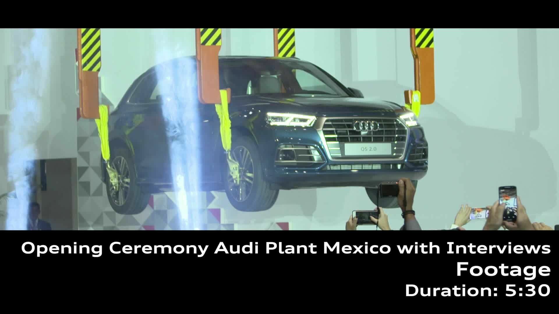 Eröffnung des neuen Automobilwerks in Mexiko – Footage