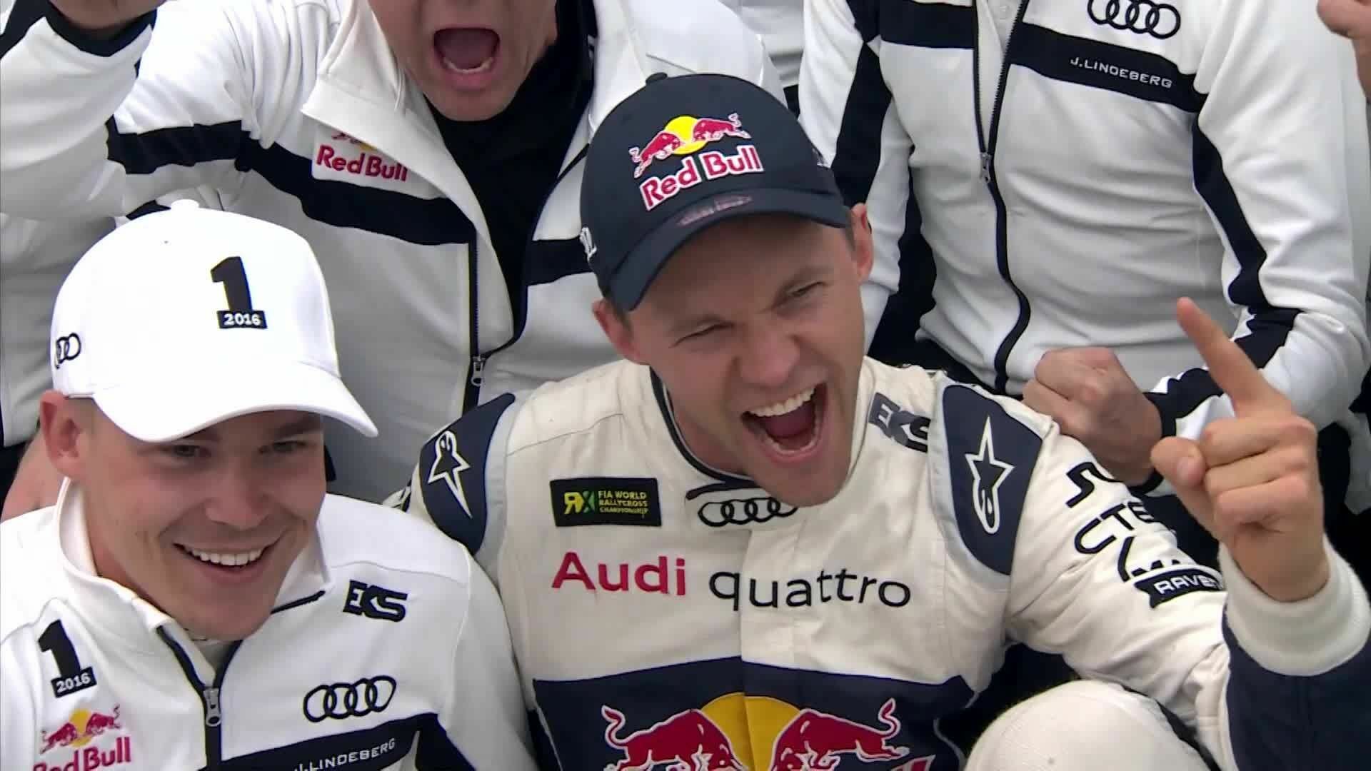 FIA World Rallycross Championship: Mattias Ekström celebrates early title win