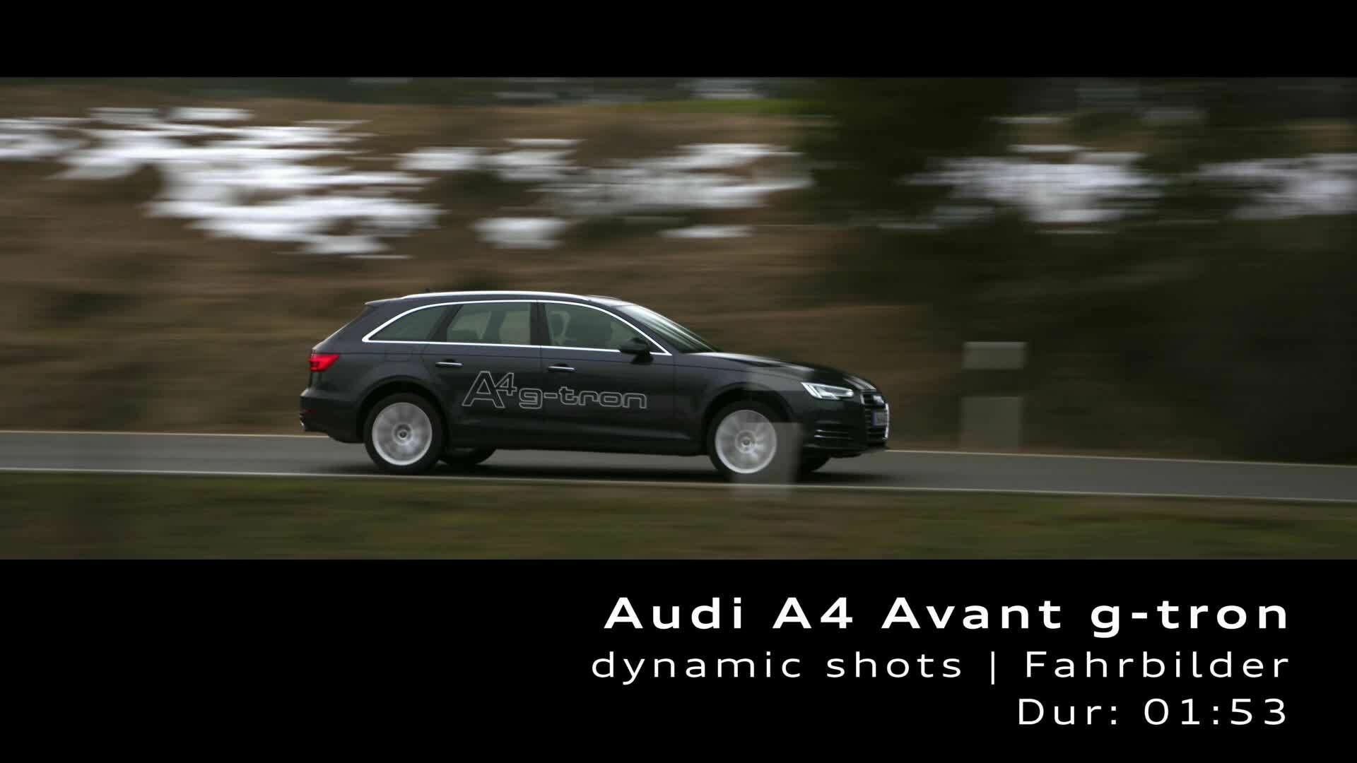 Audi A4 Avant g-tron (2017) – Footage