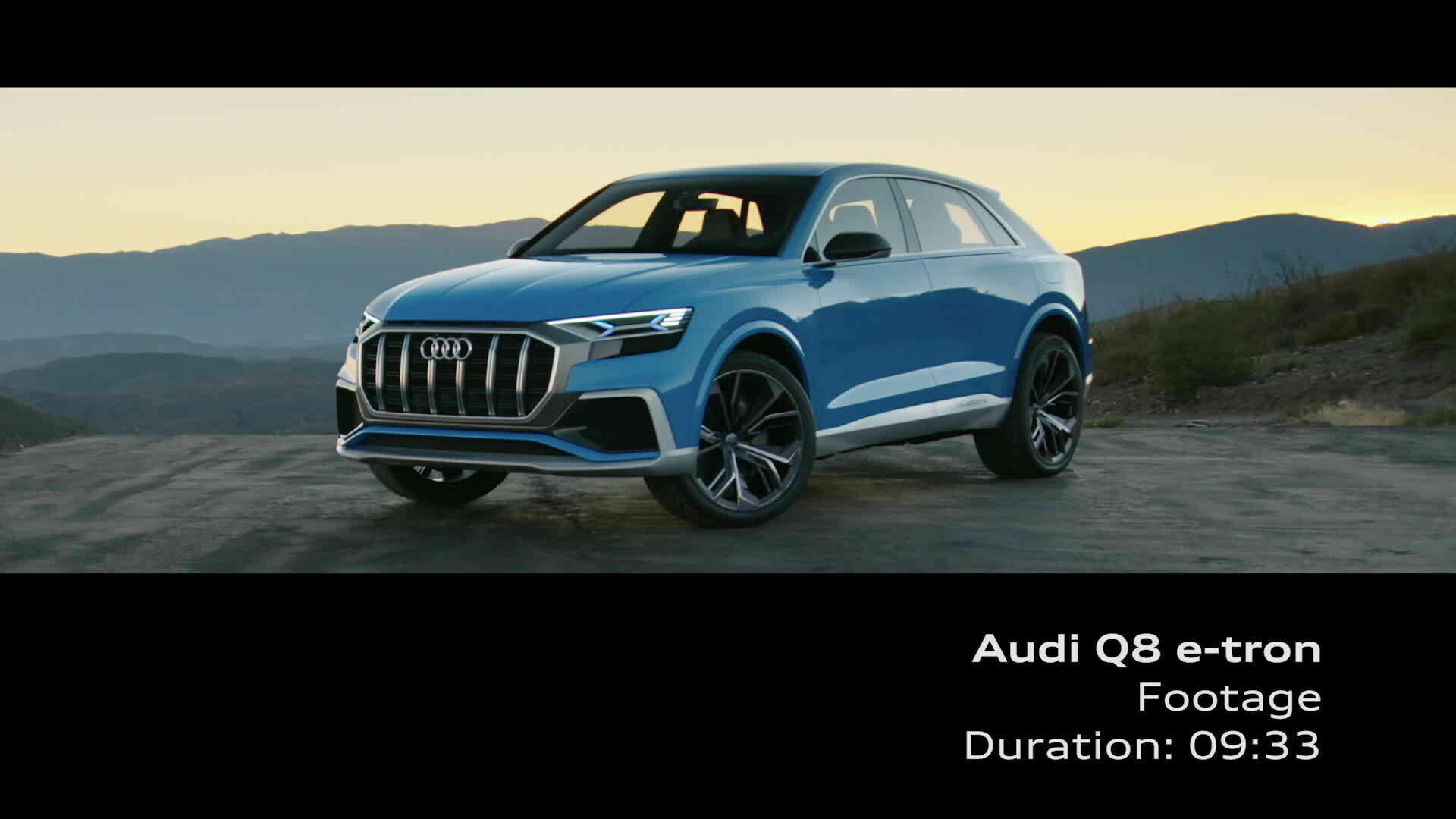 Audi Q8 concept - Footage