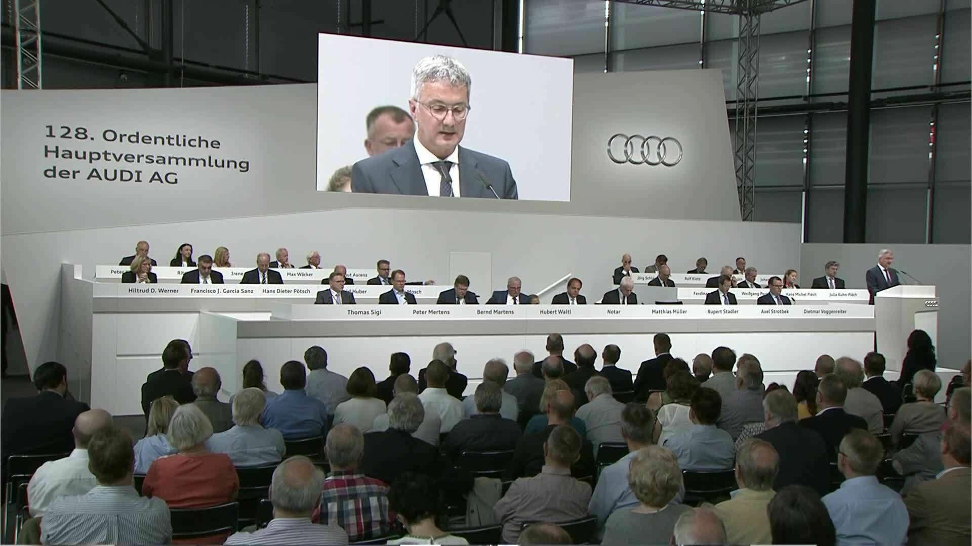 Annual General Meeting AUDI AG 2017 - The recording