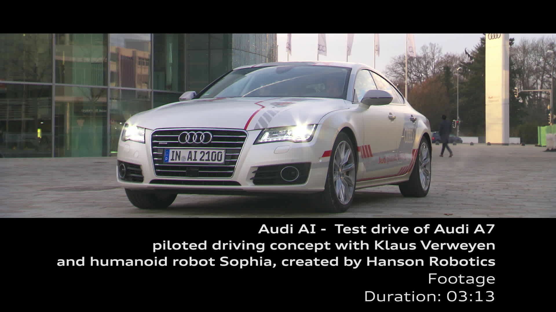 Audi AI - Test drive Jack and Sophia - Footage