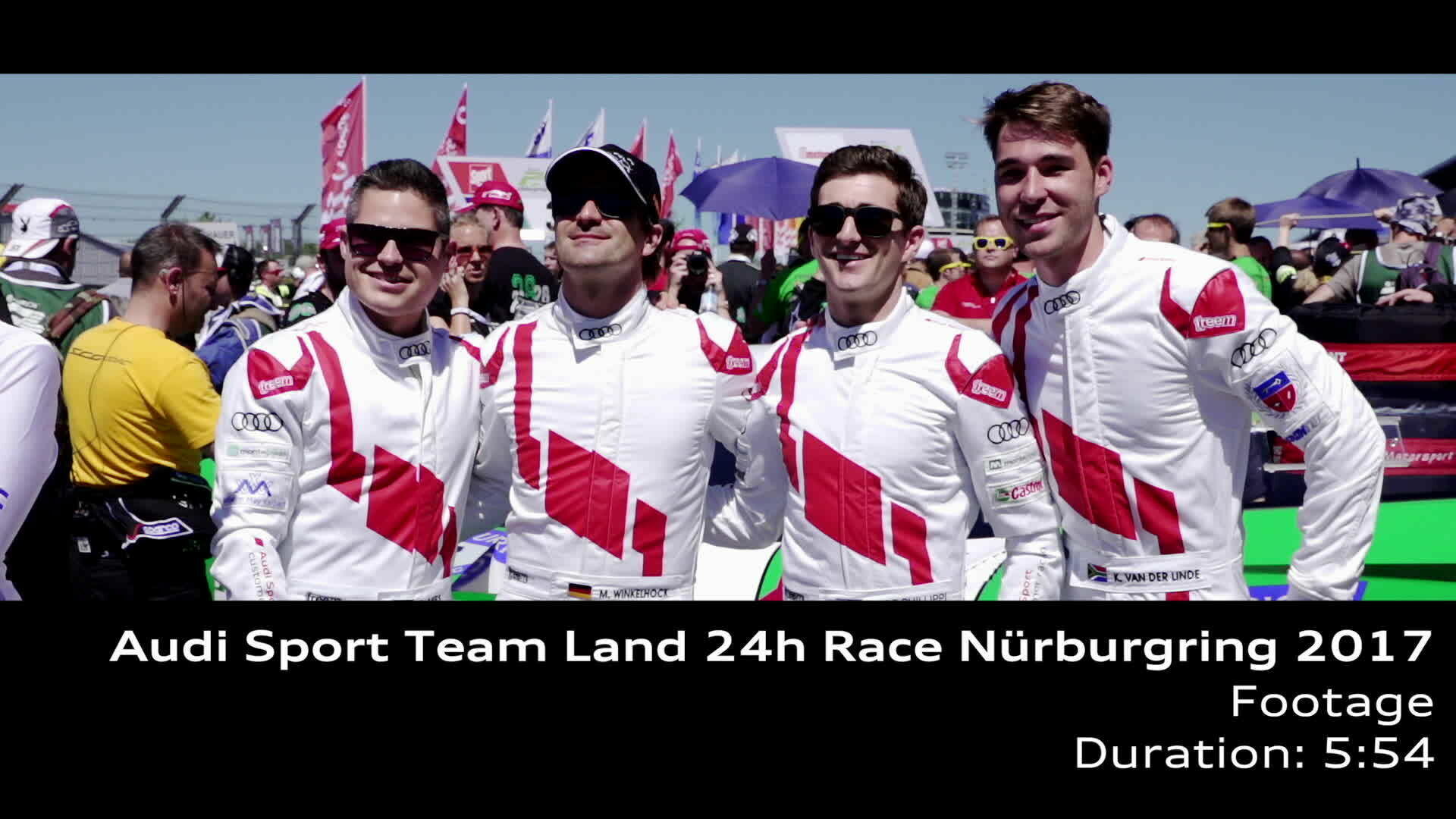 Audi Sport Team Land 2017 - Footage