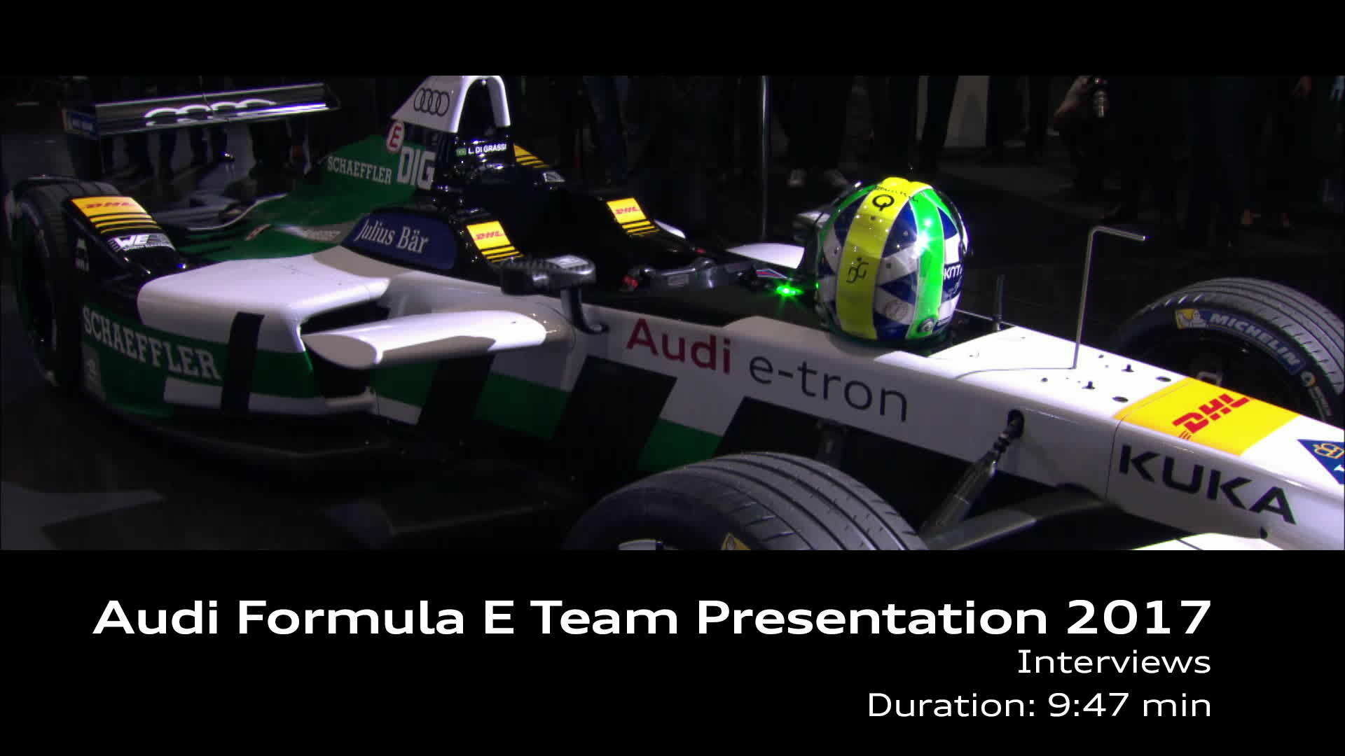 Audi Formula E Presentation 2017 Interviews EN
