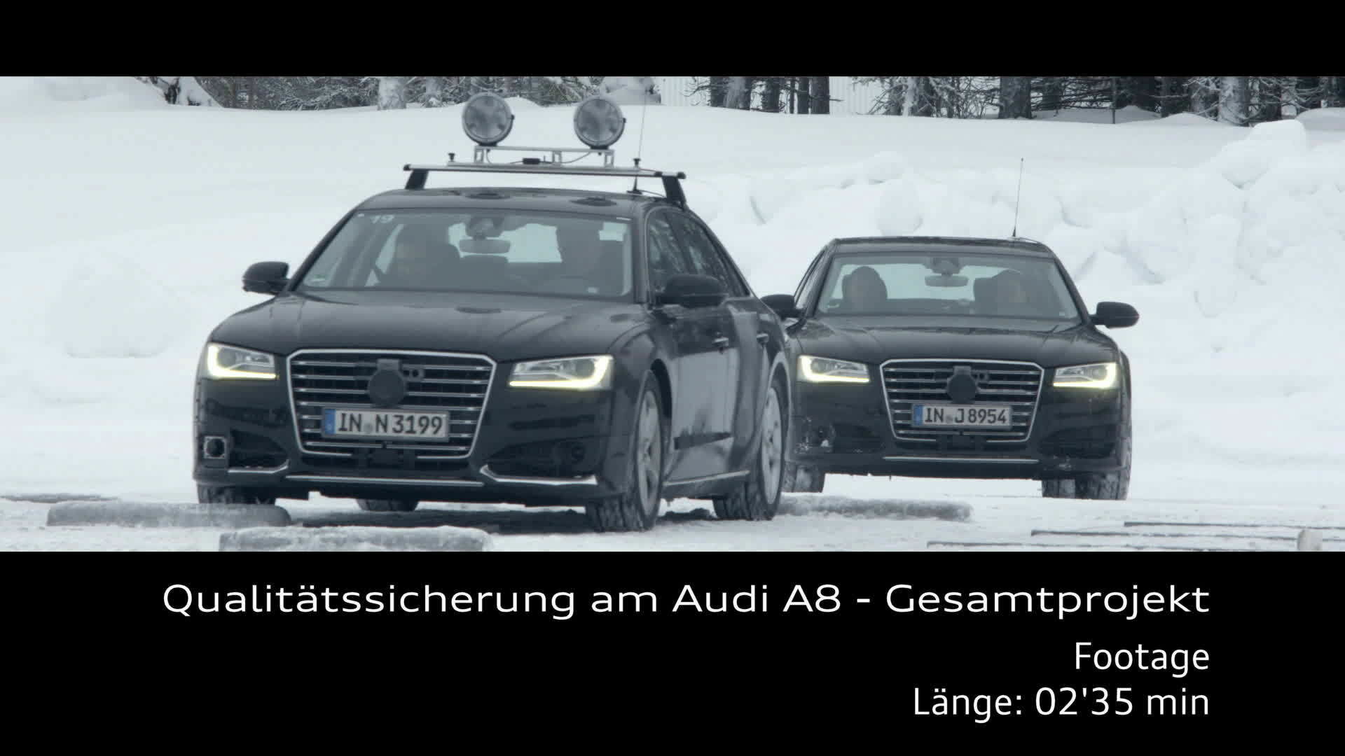 Qualitätssicherung am Audi A8 Gesamtprojekt