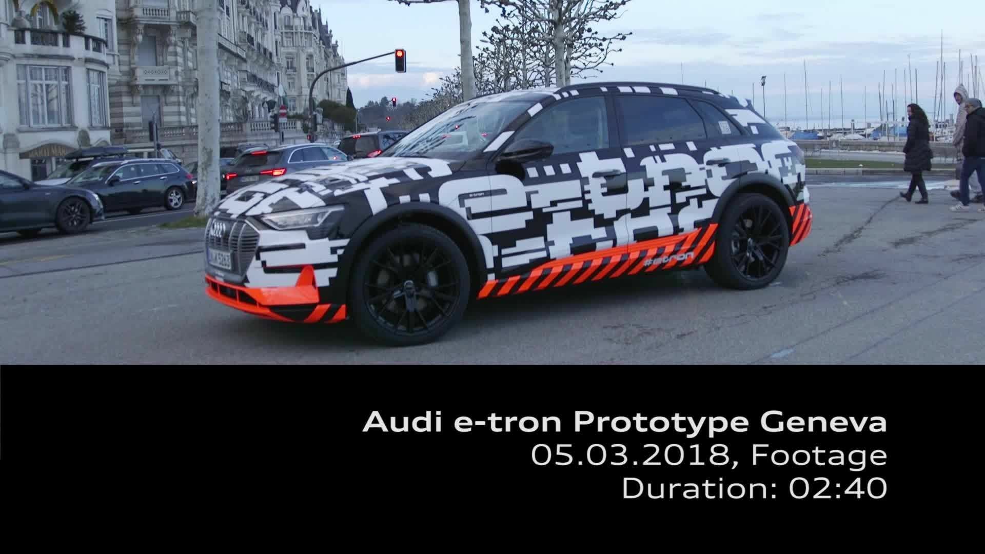 Footage Audi e-tron prototype