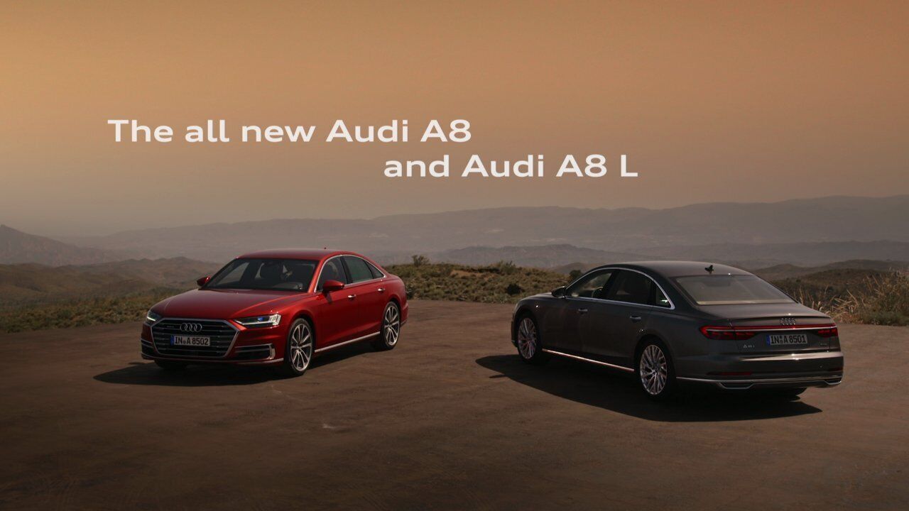 The new Audi A8 and Audi A8 L