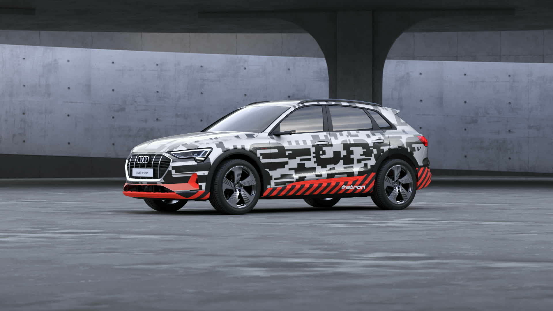 Audi e-tron Prototyp 3D Sound Animation