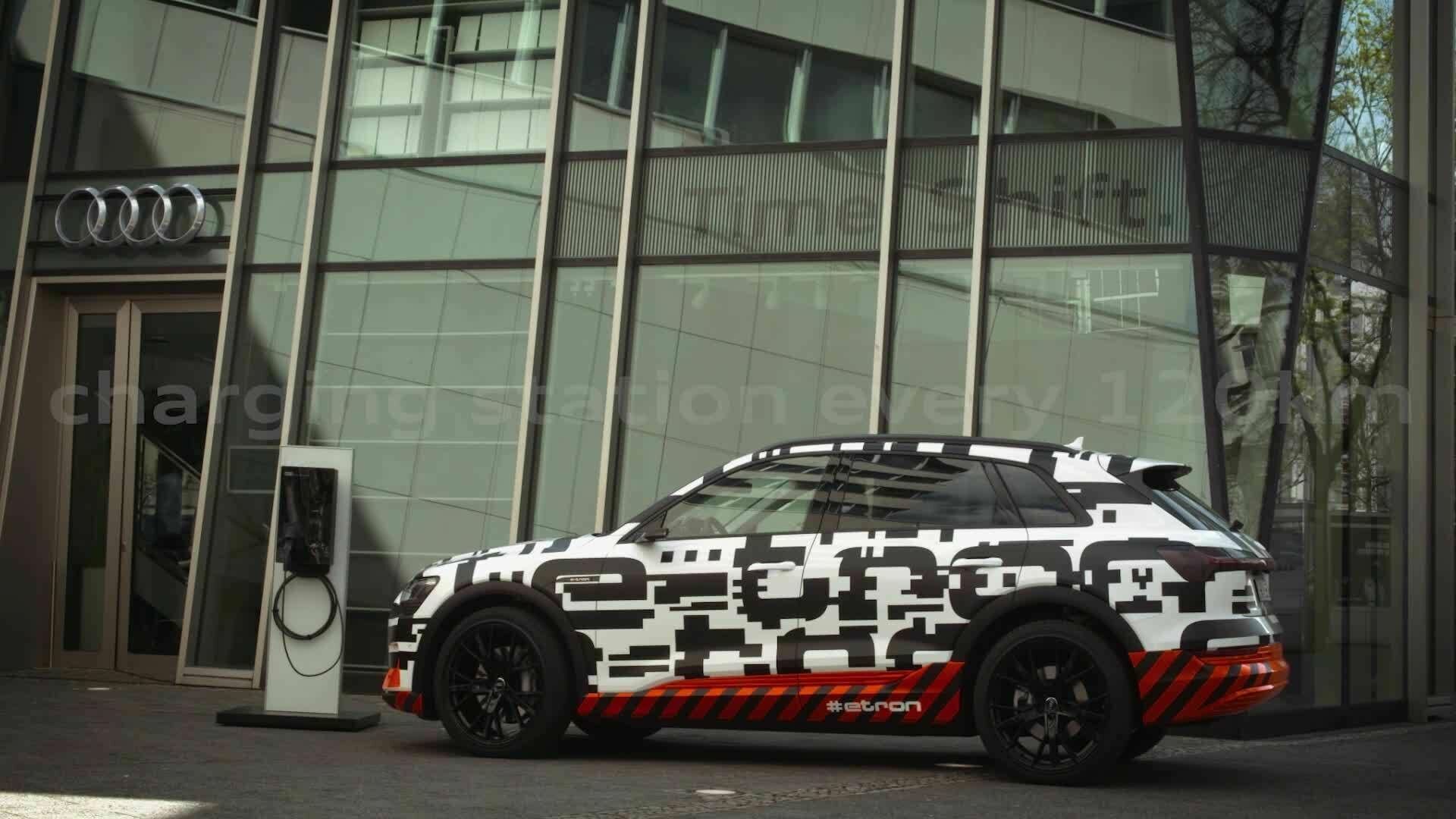 Audi e-tron prototype: Fully charged in nearly 30 minutes