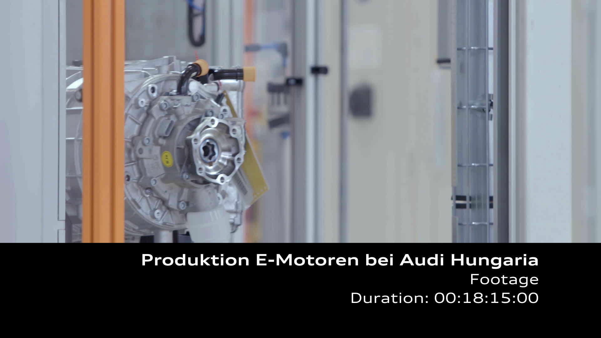 Audi Hungaria startet Serienproduktion von Elektromotoren