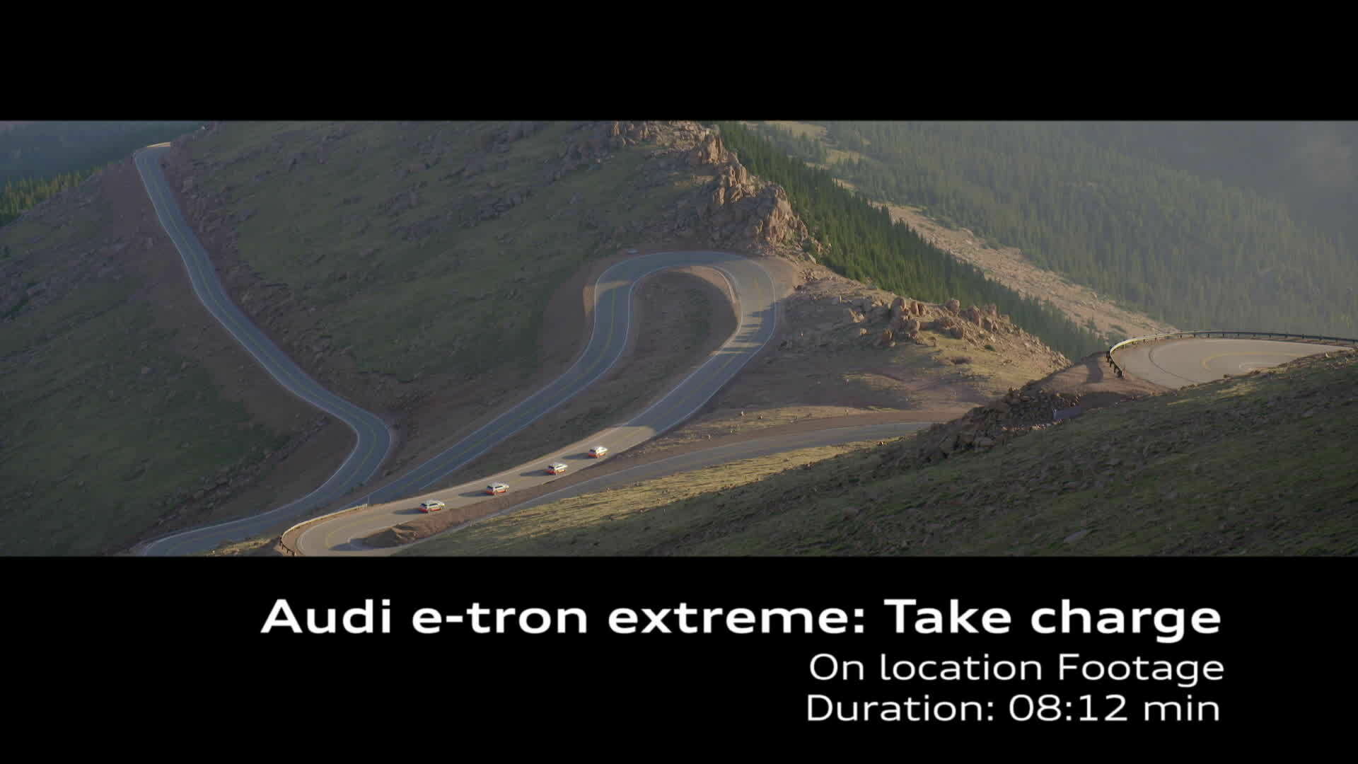 Audi e-tron-Prototyp extrem Pikes Peak Rekuperation Footage